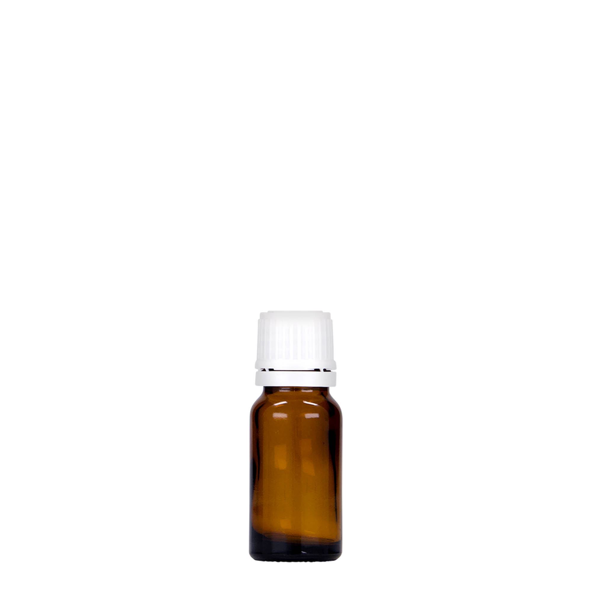 10 ml lékovka, sklo, hnědá, hrdlo: DIN 18