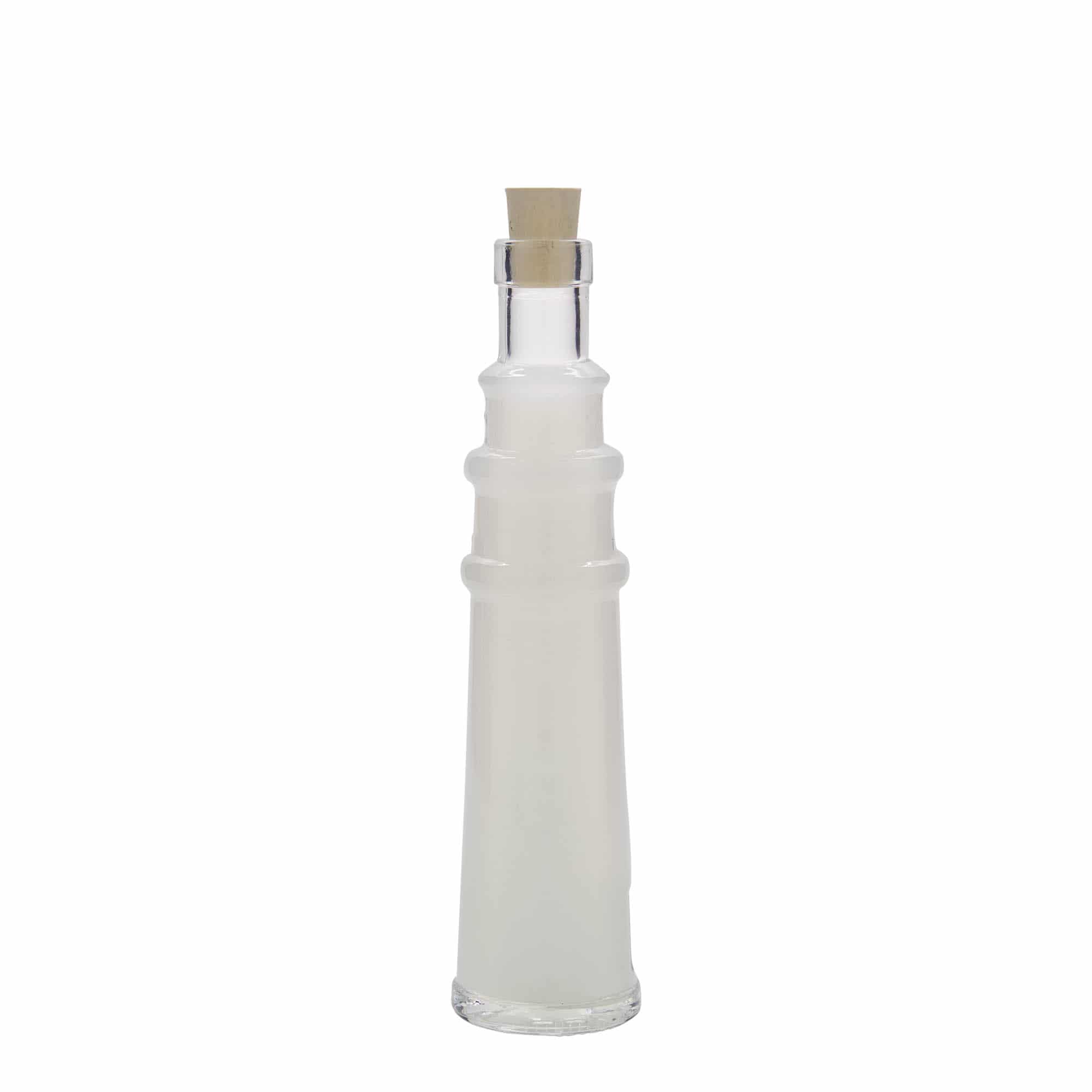 100 ml skleněná lahvička „Maják“, hrdlo: korek