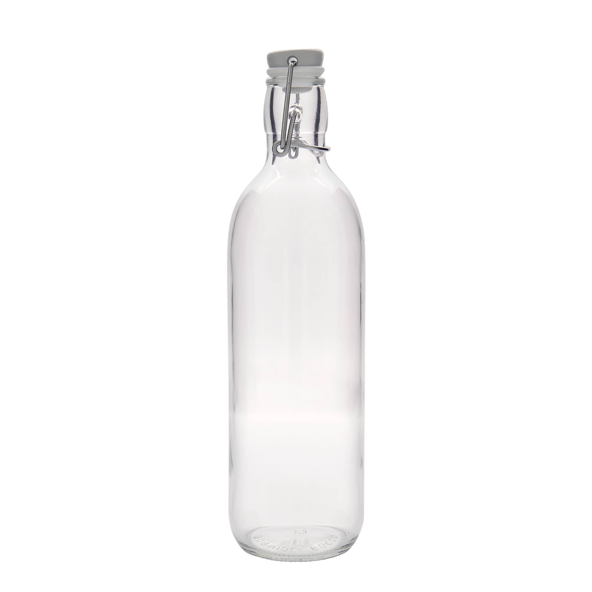 1.000 ml skleněná láhev 'Emilia', hrdlo: uzávěr s pákou 1.000 ml skleněná láhev 'Emilia', hrdlo: uzávěr s pákou