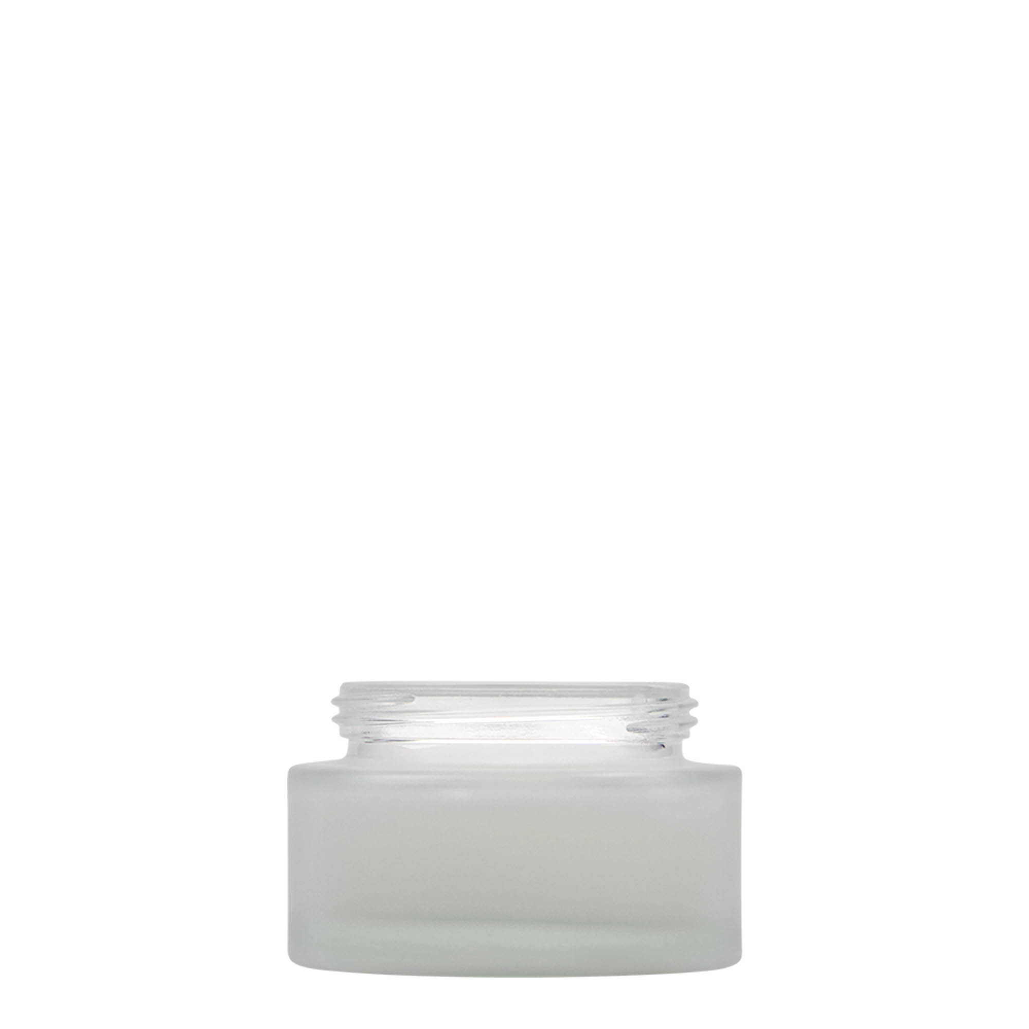 50 ml kelímek 'Platin Edition', sklo, matné, hrdlo: závitové uzávěr 50 ml kelímek 'Platin Edition', sklo, matné, hrdlo: závitové uzávěr