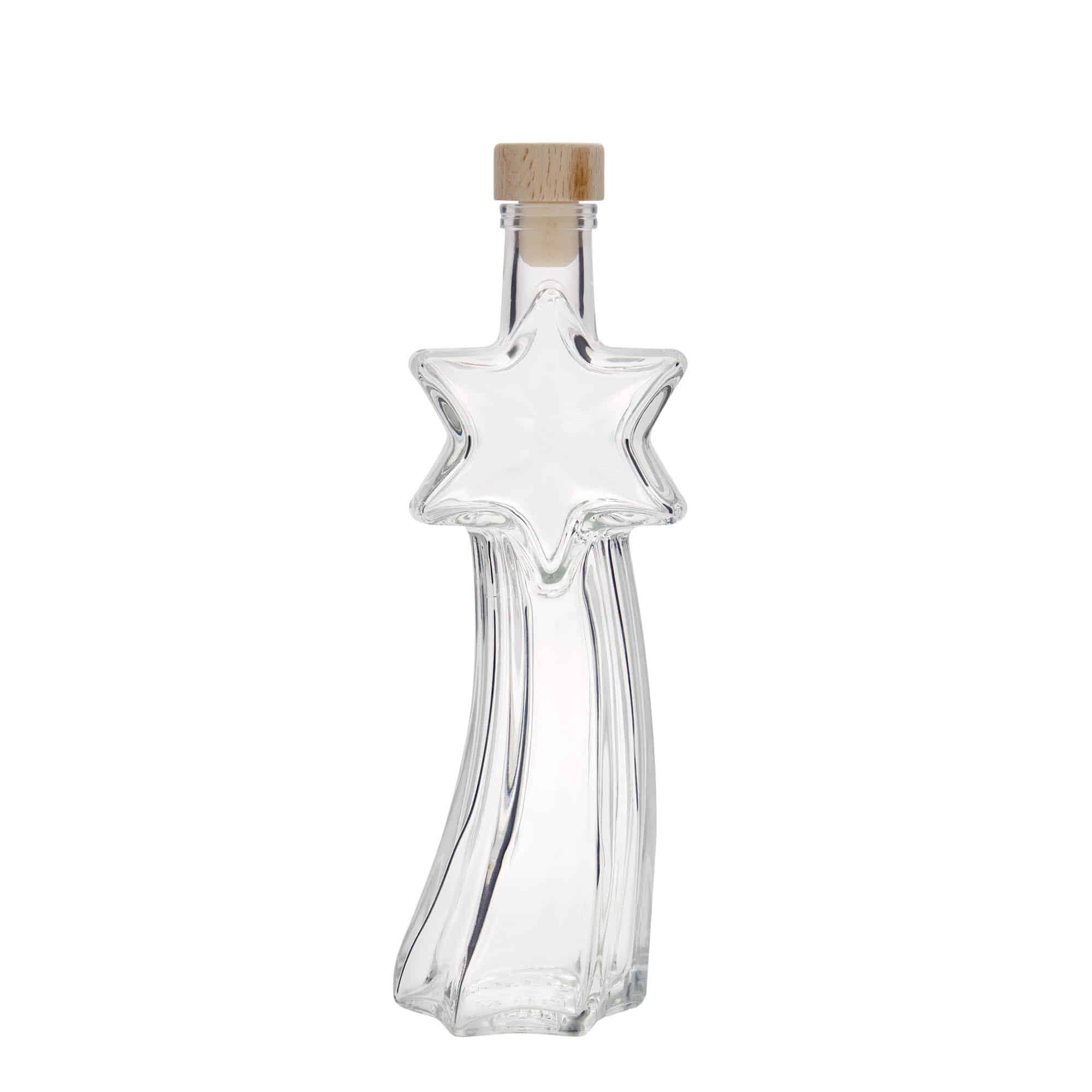 Skleněná lahev 200 ml 'Meteority', uzávěr: korek
