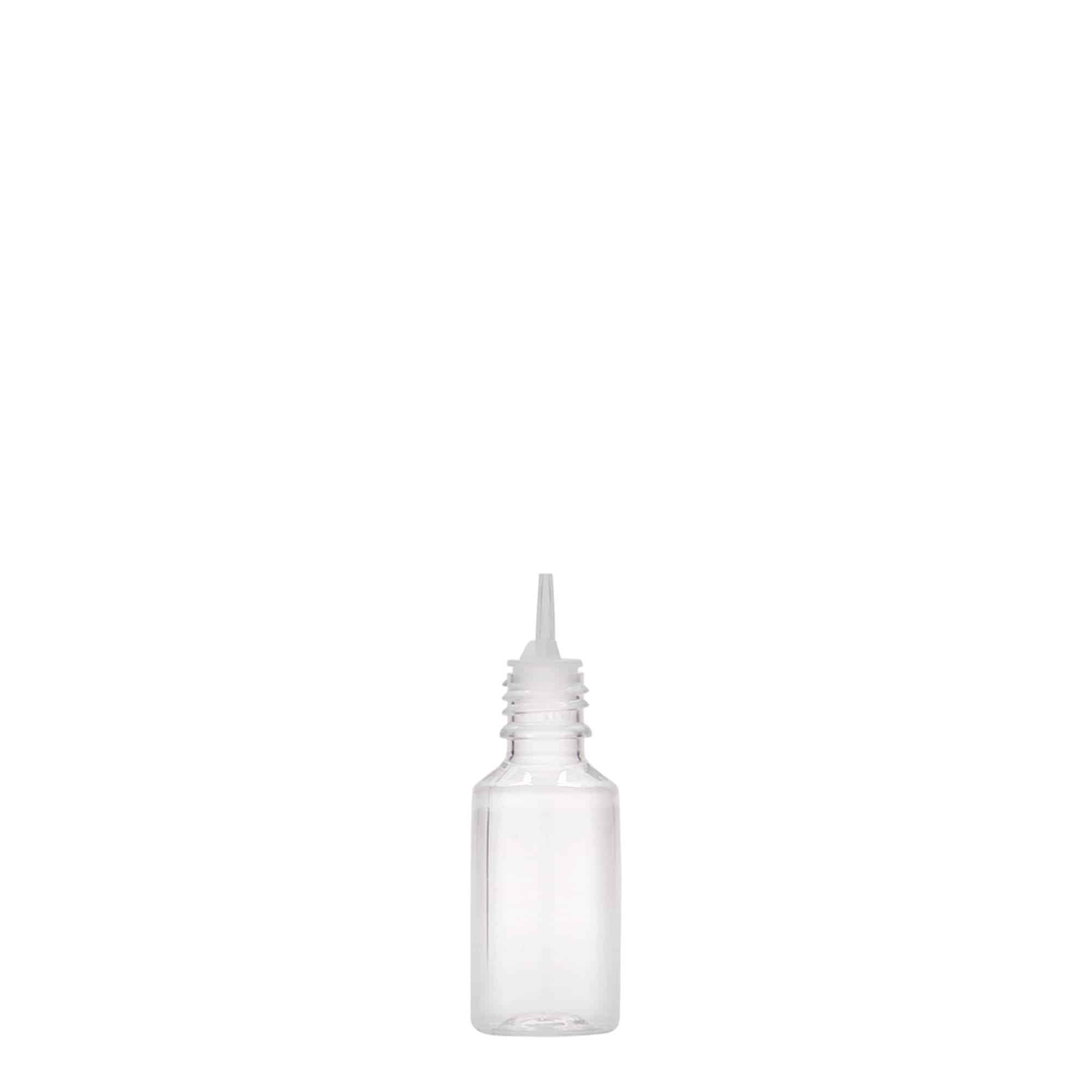 10 ml PET láhev „E-Liquid“ s pojistkou kvality a proti dětem, plast, hrdlo: šroubovací uzávěr
