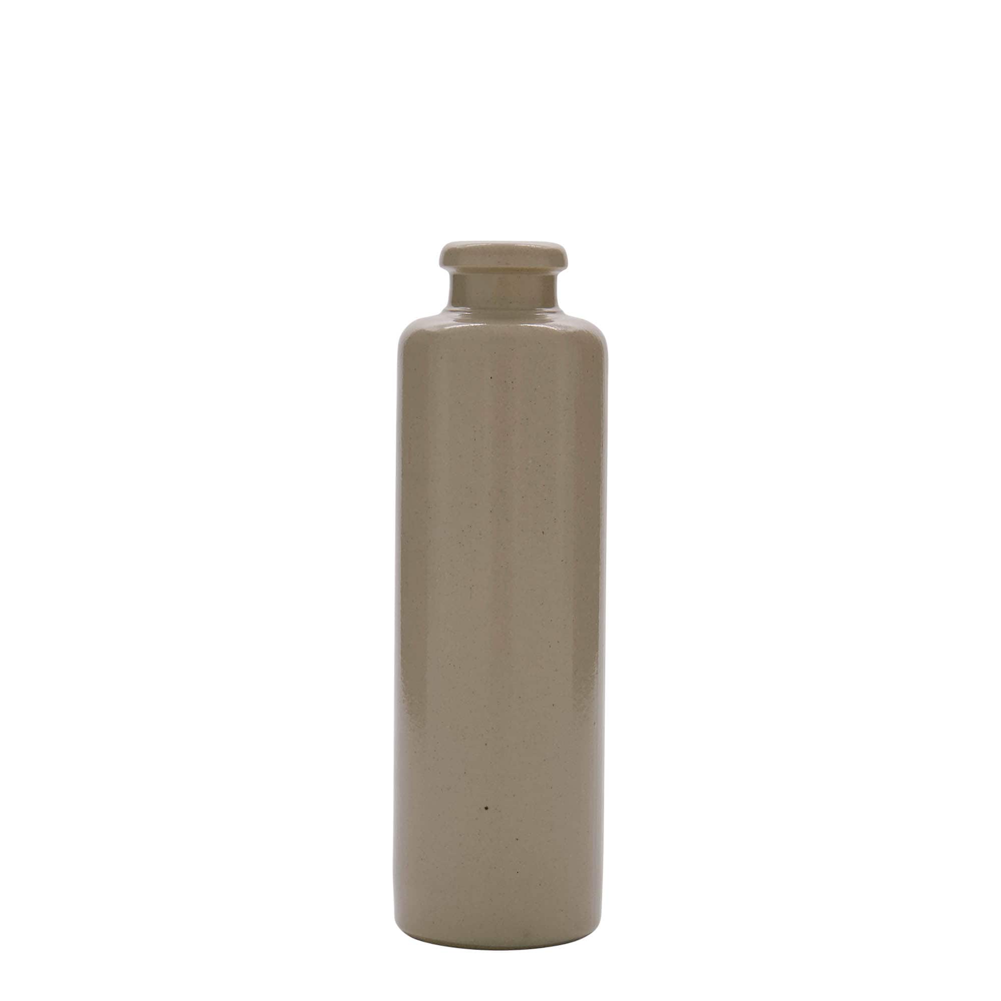 200 ml hliněný džbán, kamenina, béžový, hrdlo: korek