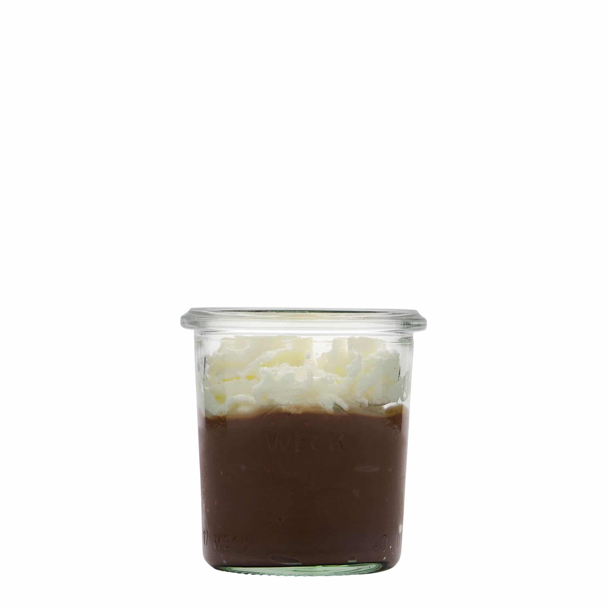 Konzervárenské sklenice WECK 140 ml, uzávěr: kulatý okraj