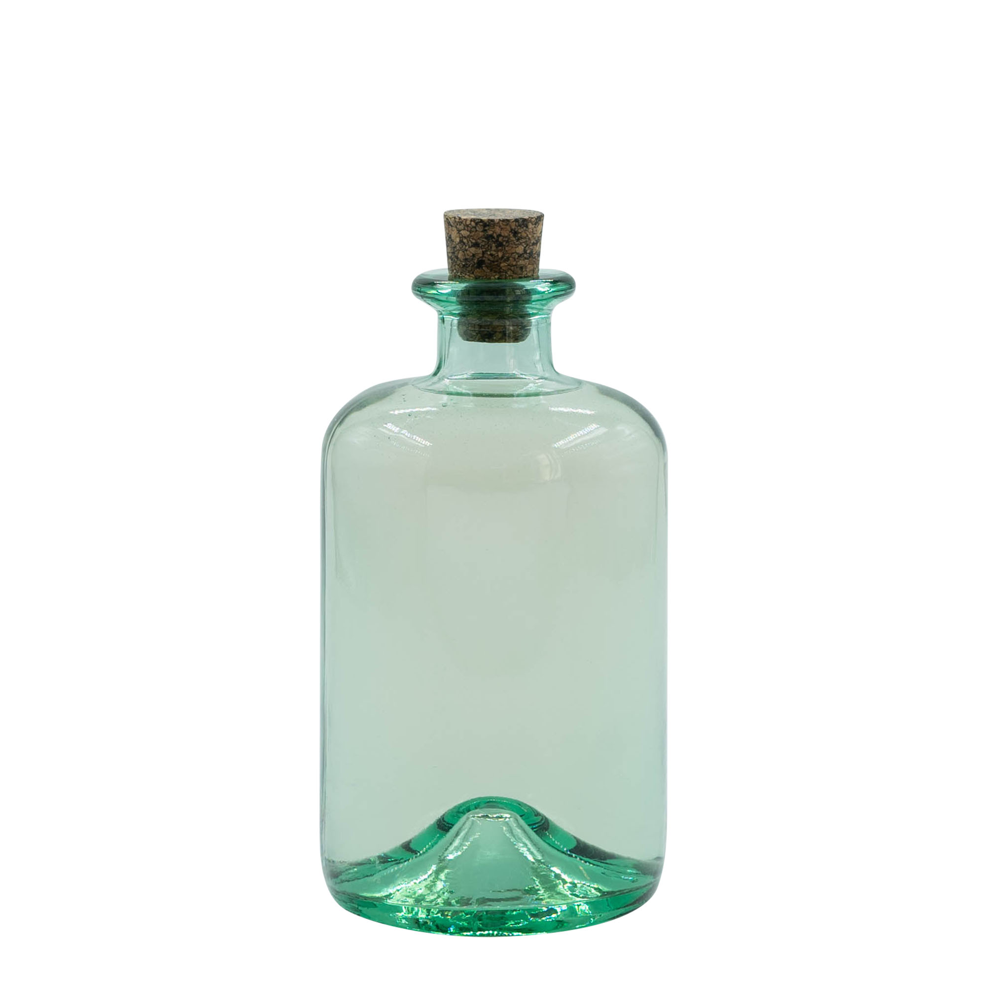 500 ml skleněná láhev 'Pharma', hrdlo: korek