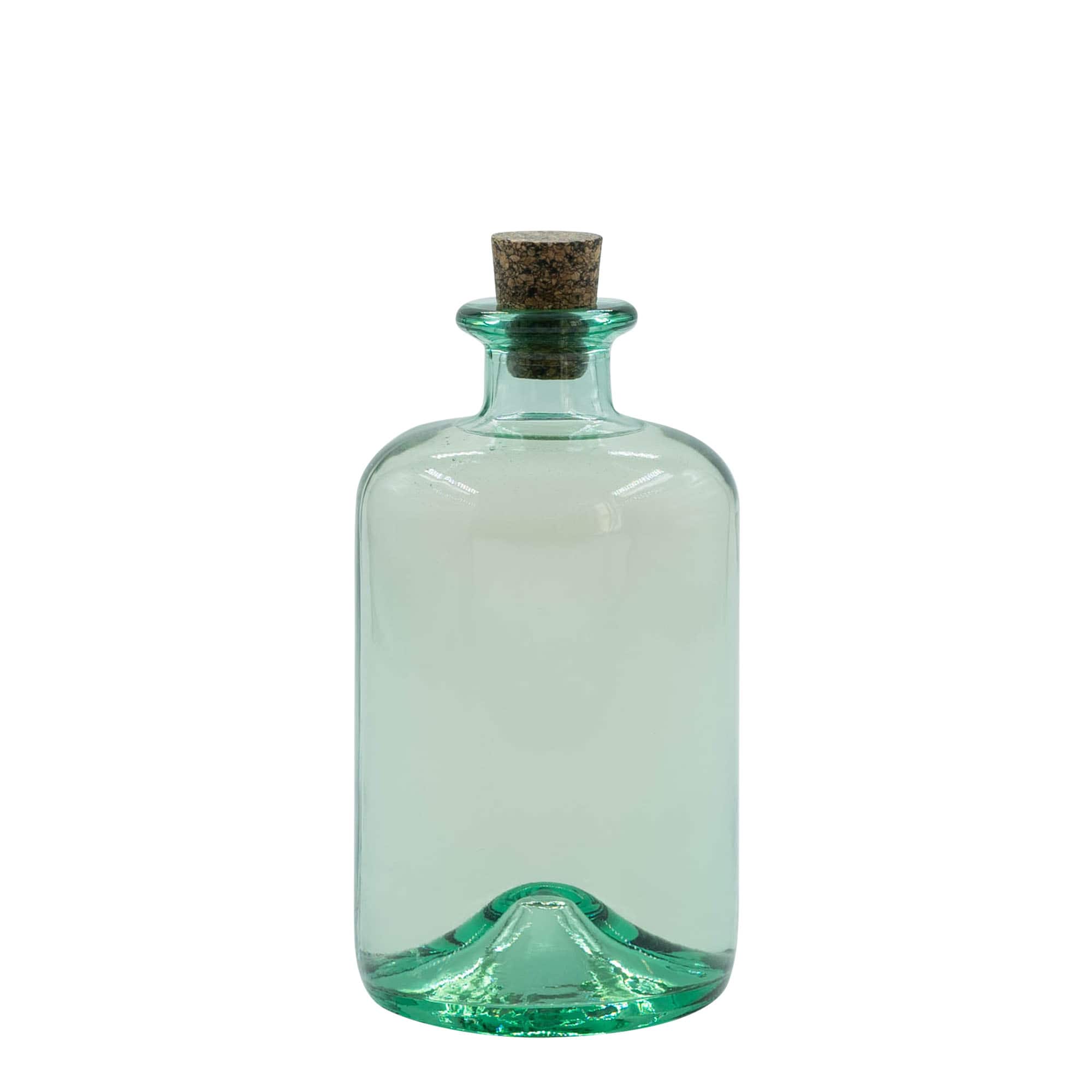 500 ml skleněná láhev 'Pharma', hrdlo: korek