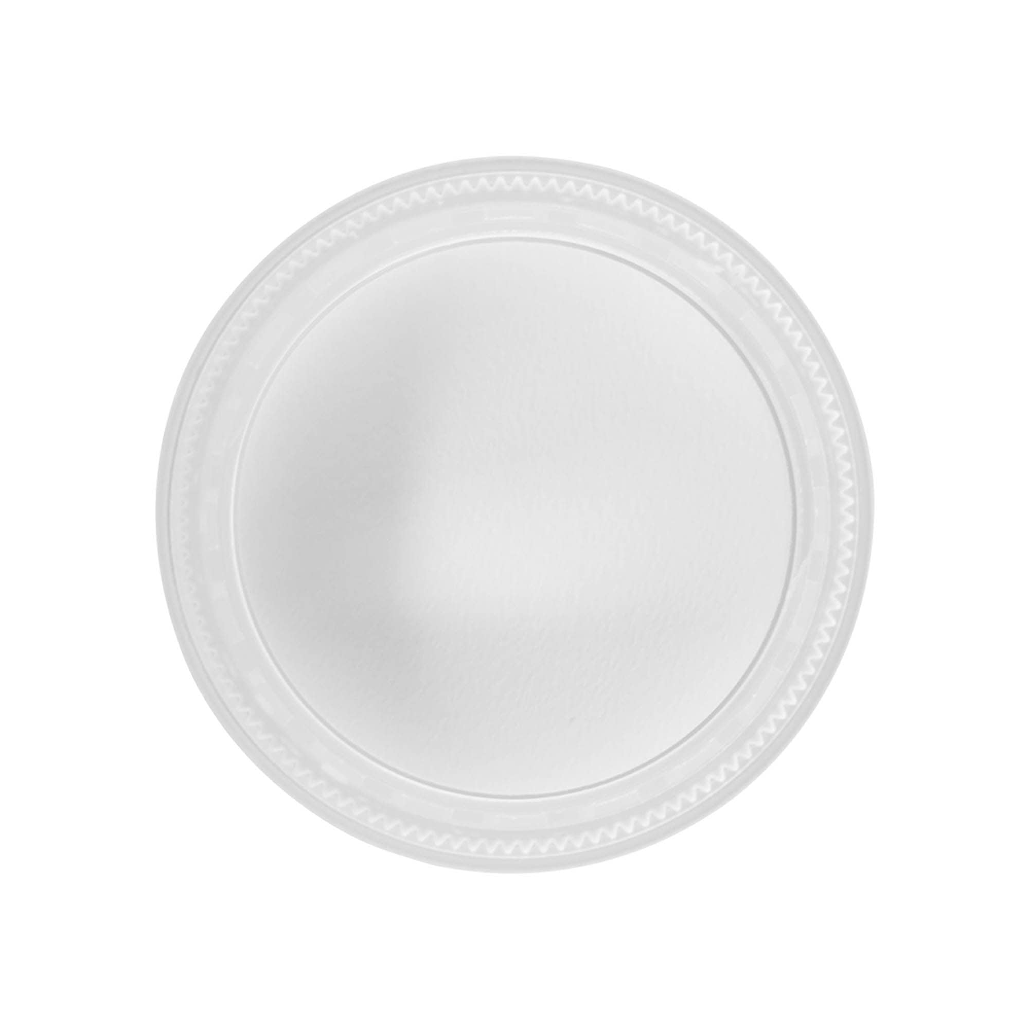 Uzávěr na šroubování 'Clear/Platin Edition', plast PP, bílý, pro hrdlo: 53/2P