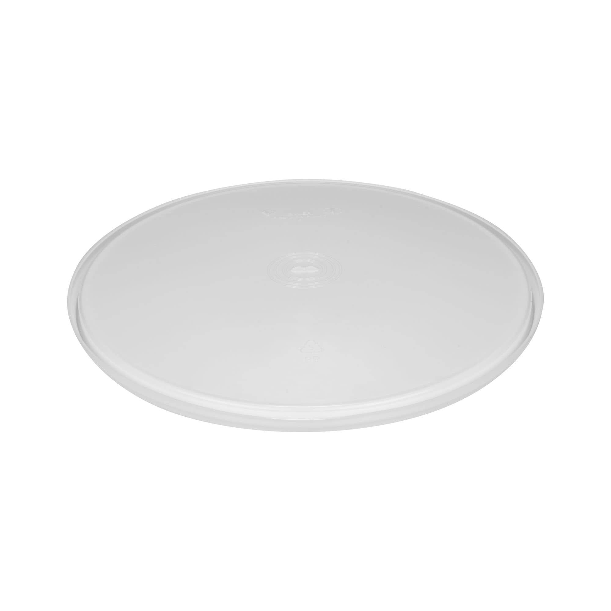 Víko na kyblík 20 l, plast PP, bílý