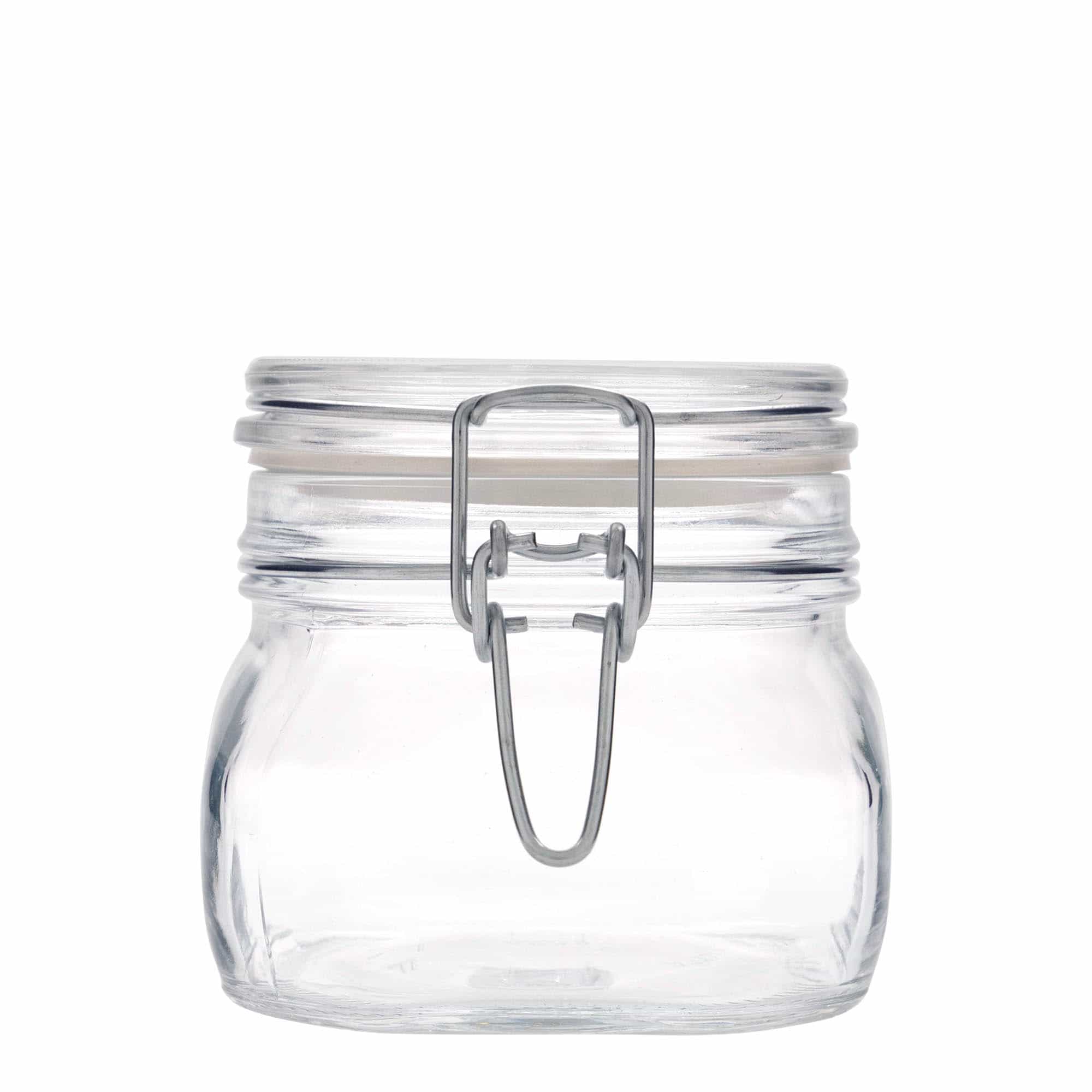 500 ml drátové zavírací sklenice 'Fido', čtvercová, hrdlo: drátové zavírání 500 ml drátové zavírací sklenice 'Fido', čtvercová, hrdlo: drátové zavírání