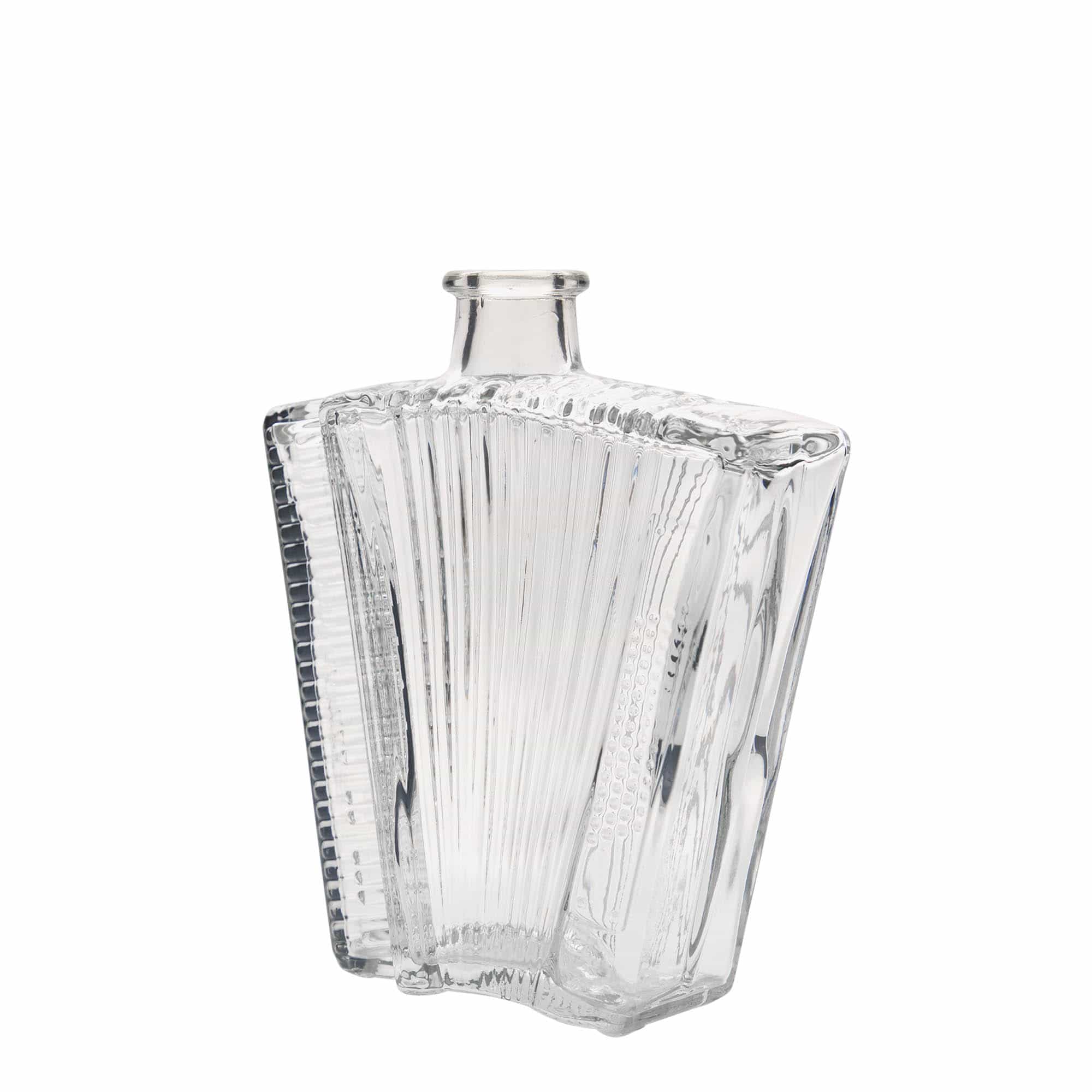 500 ml skleněná láhev „Akkordeon“, hrdlo: korek