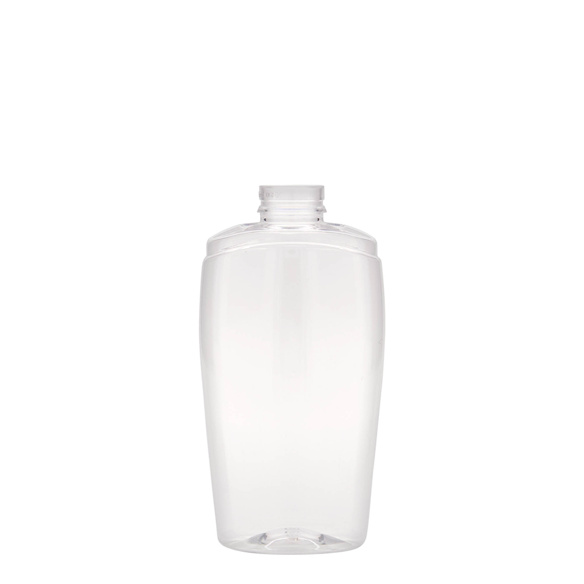 200 ml PET lahev „Squeeze“, oválná, plastová