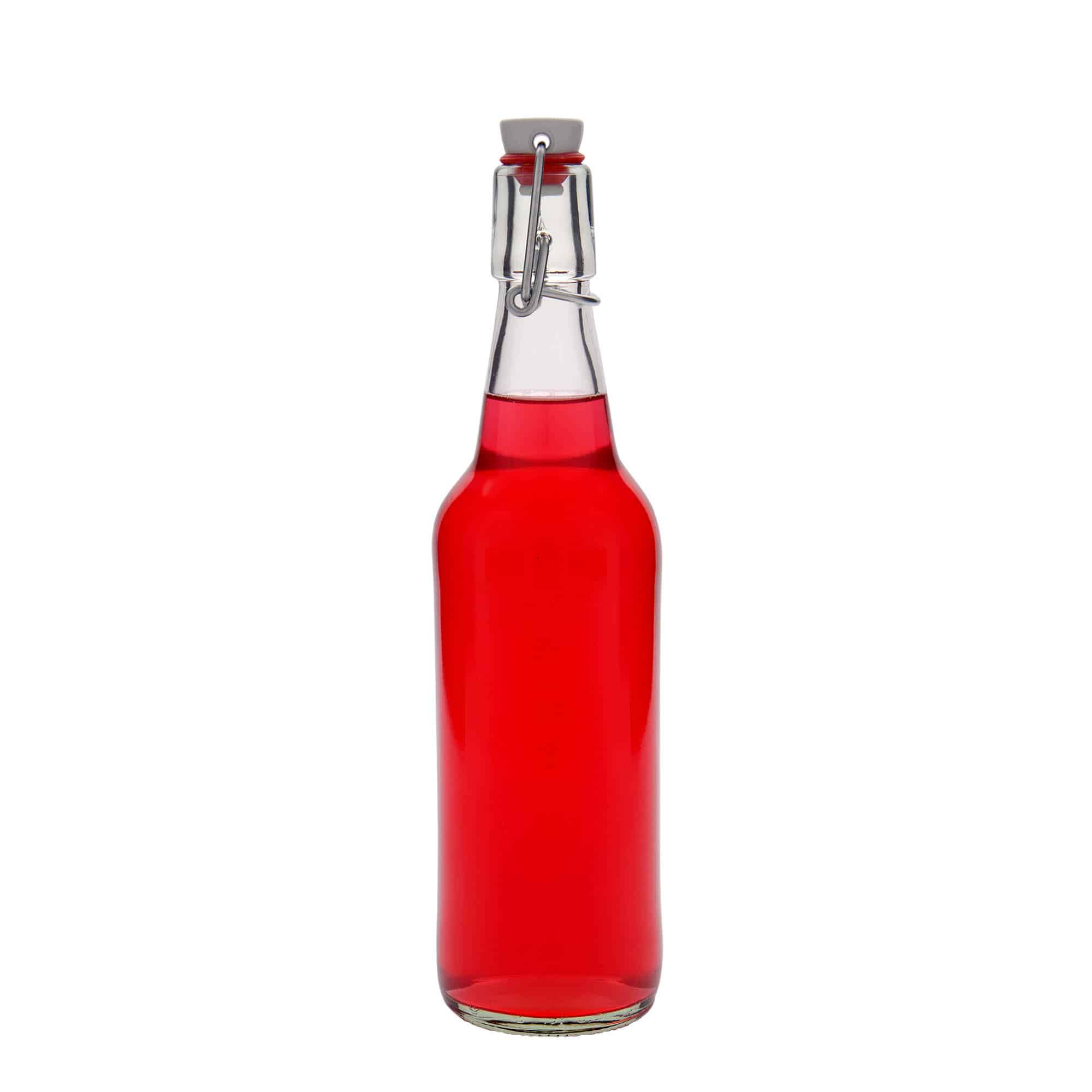 500 ml pivní láhev, sklo, hrdlo: uzávěr s pákou