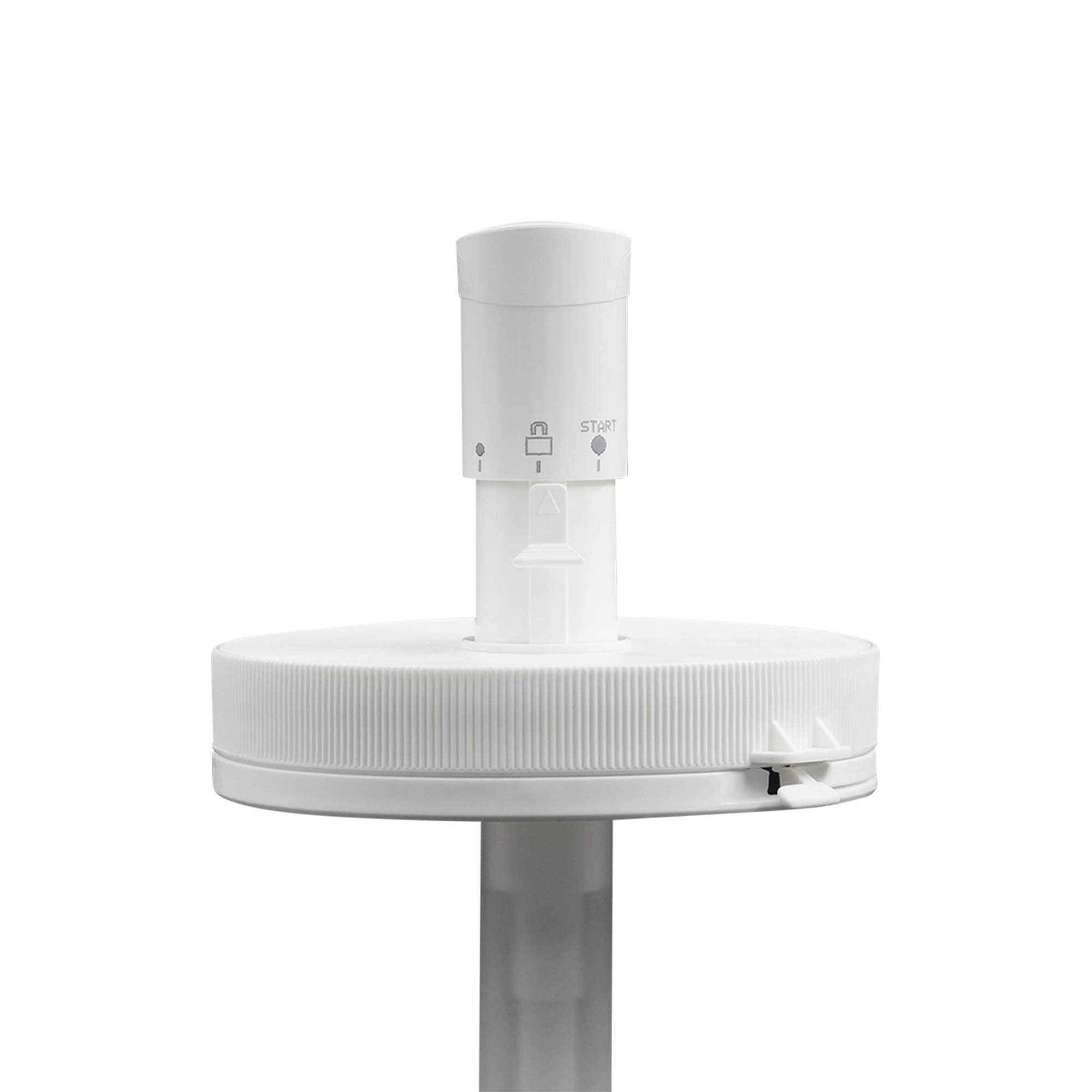 Dávkovací pumpa pro 1 240 ml „Securibox“, PE plast, bílá, pro hrdlo: šroubovací uzávěr Dávkovací pumpa pro 1 240 ml „Securibox“, PE plast, bílá, pro hrdlo: šroubovací uzávěr