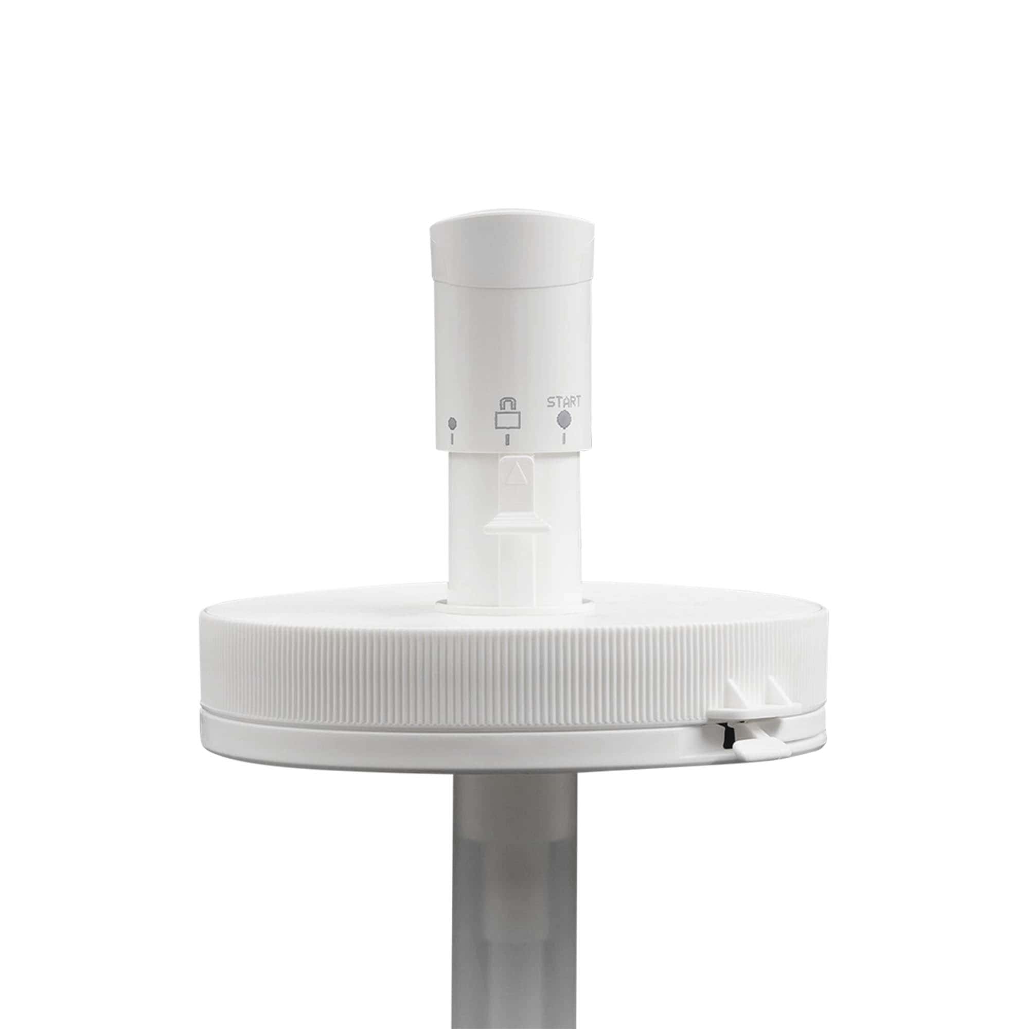 Dávkovací pumpa pro 1 240 ml „Securibox“, PE plast, bílá, pro hrdlo: šroubovací uzávěr