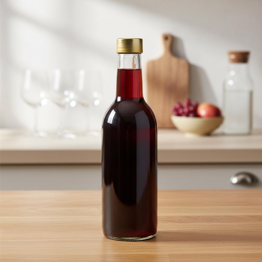 Šroubovací uzávěr, kov-dřevo, barva dřeva, pro hrdlo: PP 28