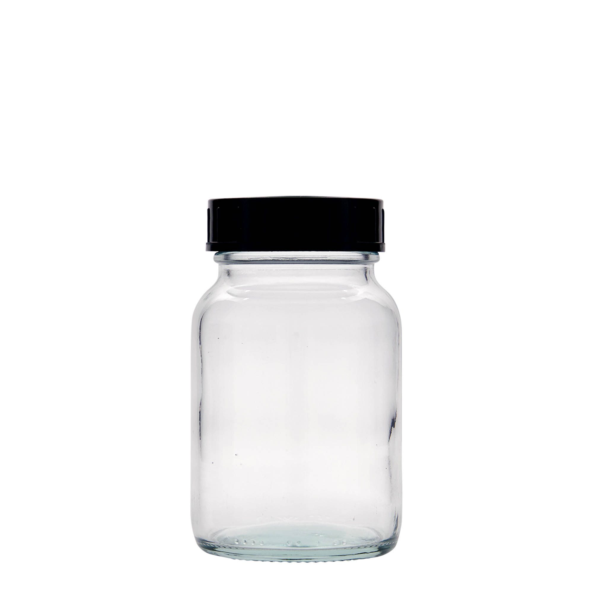 250 ml širokohrdlá sklenice, hrdlo: DIN 55