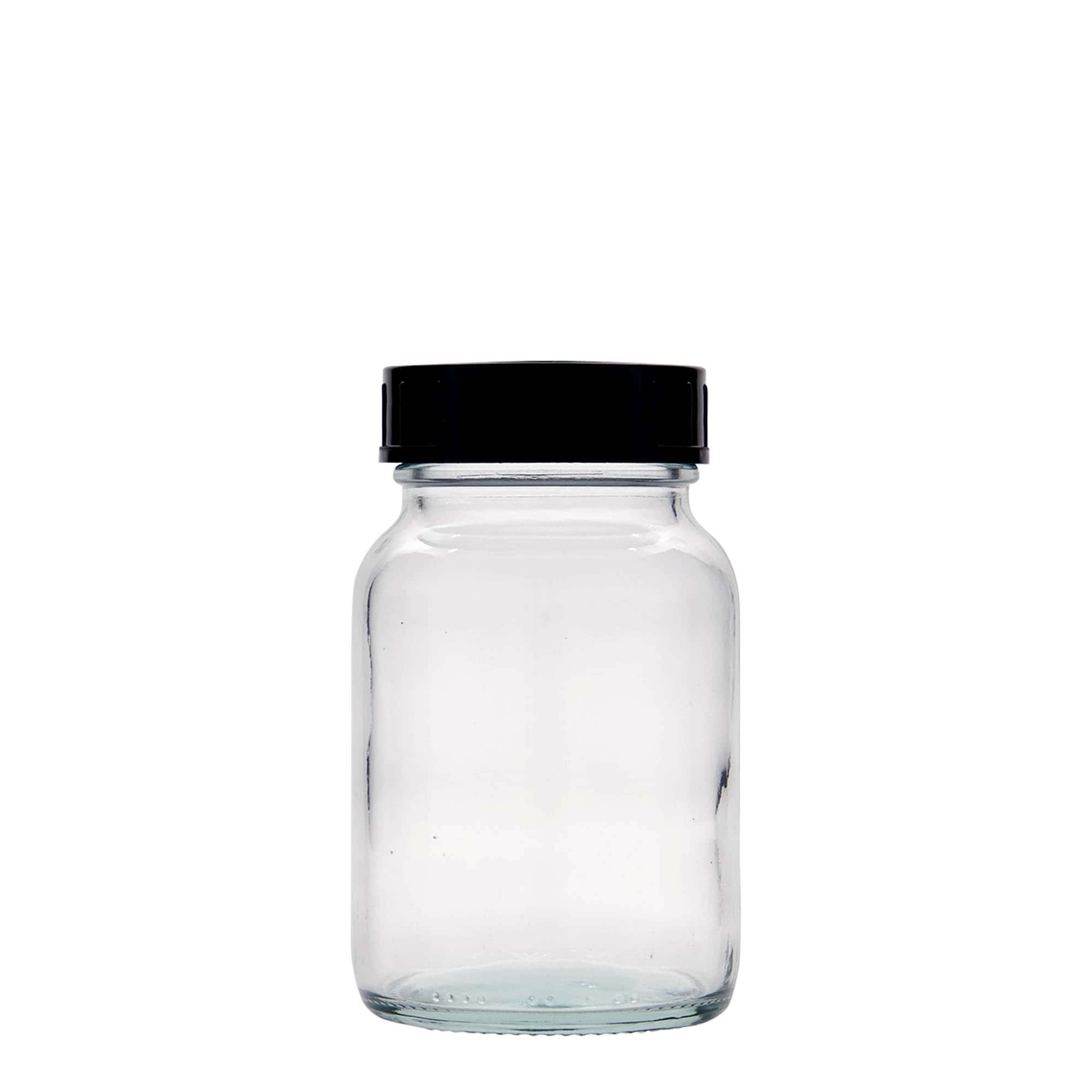 250 ml širokohrdlá sklenice, hrdlo: DIN 55