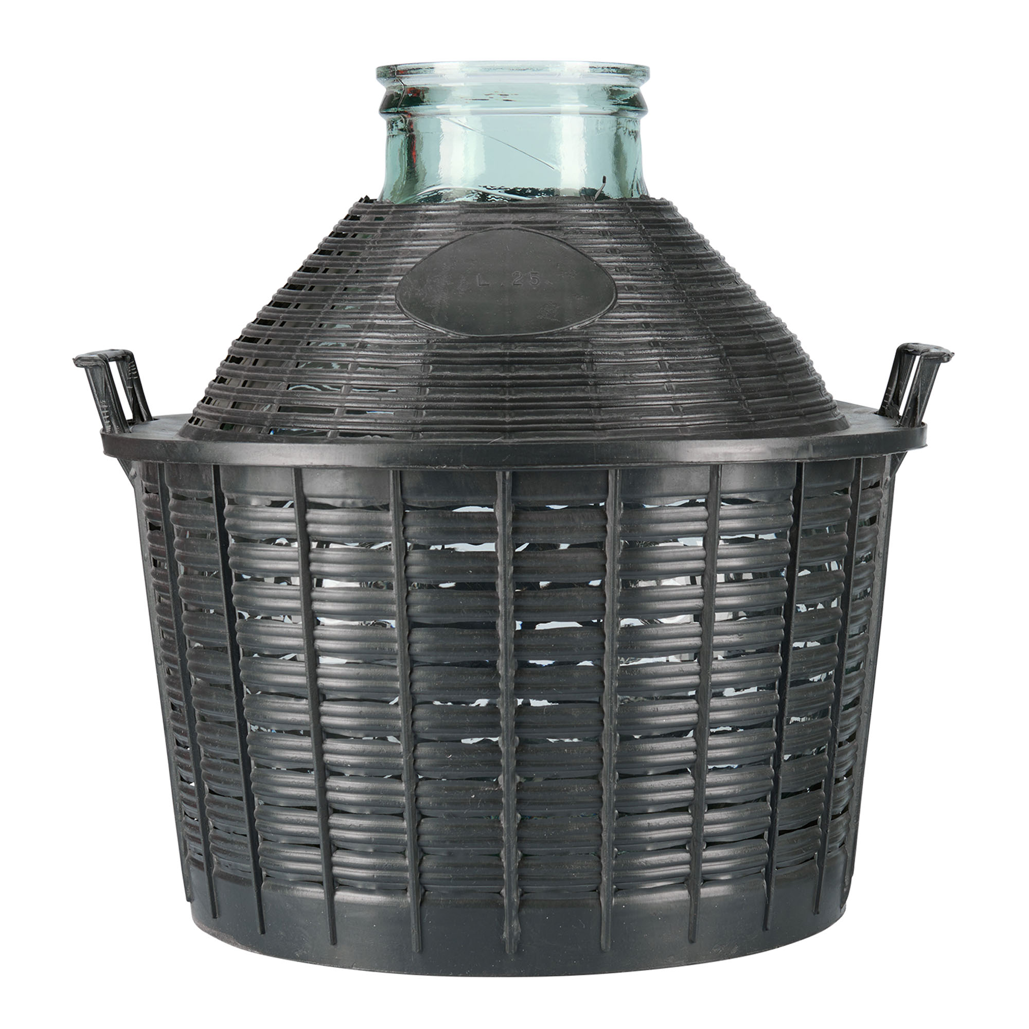 25 l balónová láhev široký hrdlo, sklo, otvor: nasazovací víčko