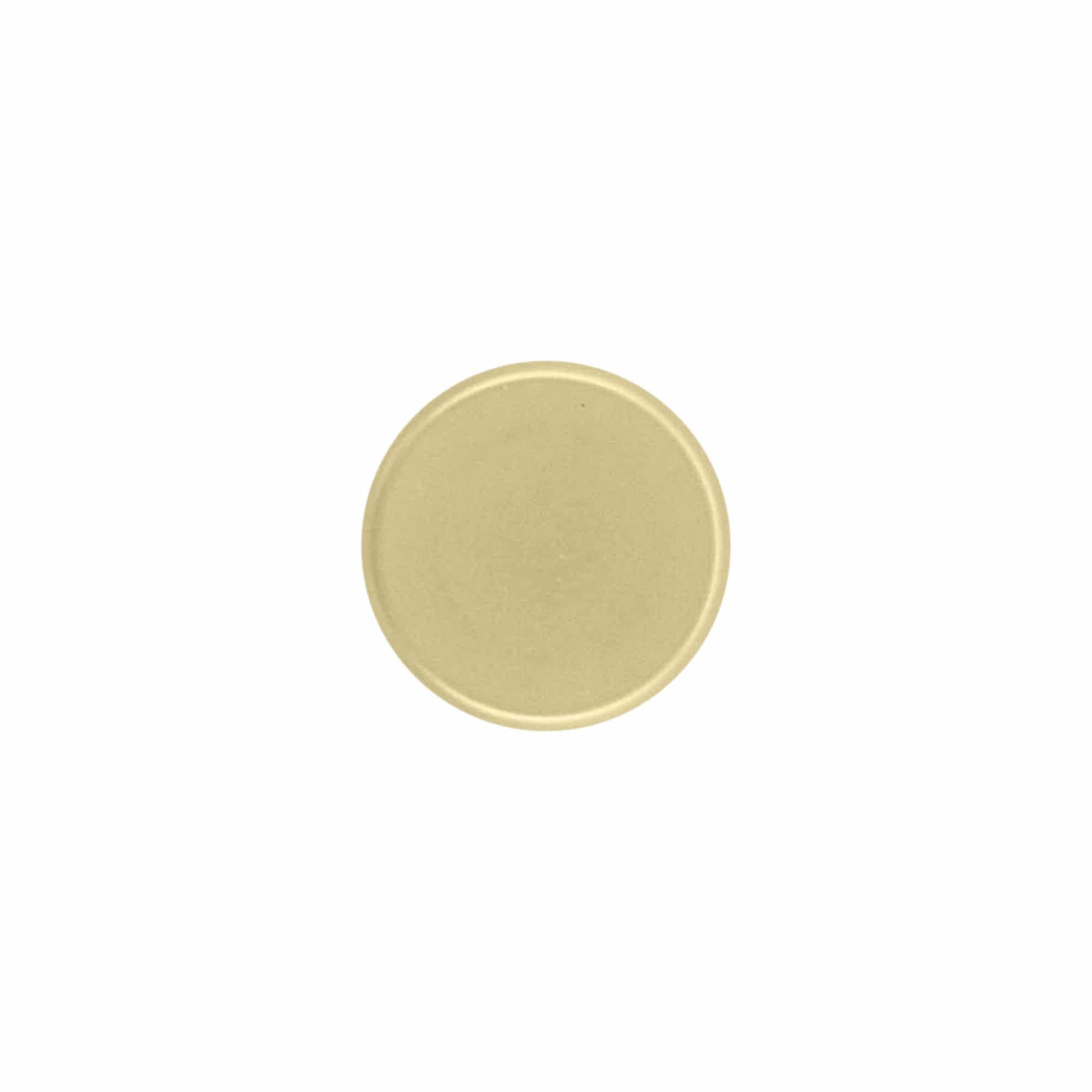 Rukojeť korek 19 mm, plast, zlatý, pro hrdlo: korek