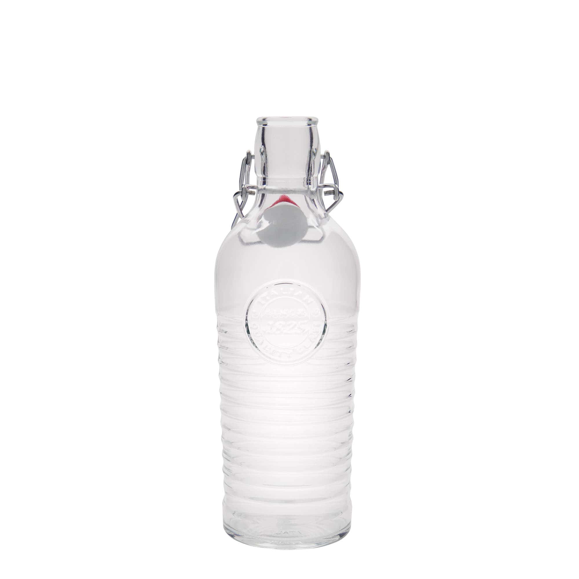 750 ml skleněná láhev 'Officina 1825', hrdlo: uzávěr s pákou 750 ml skleněná láhev 'Officina 1825', hrdlo: uzávěr s pákou