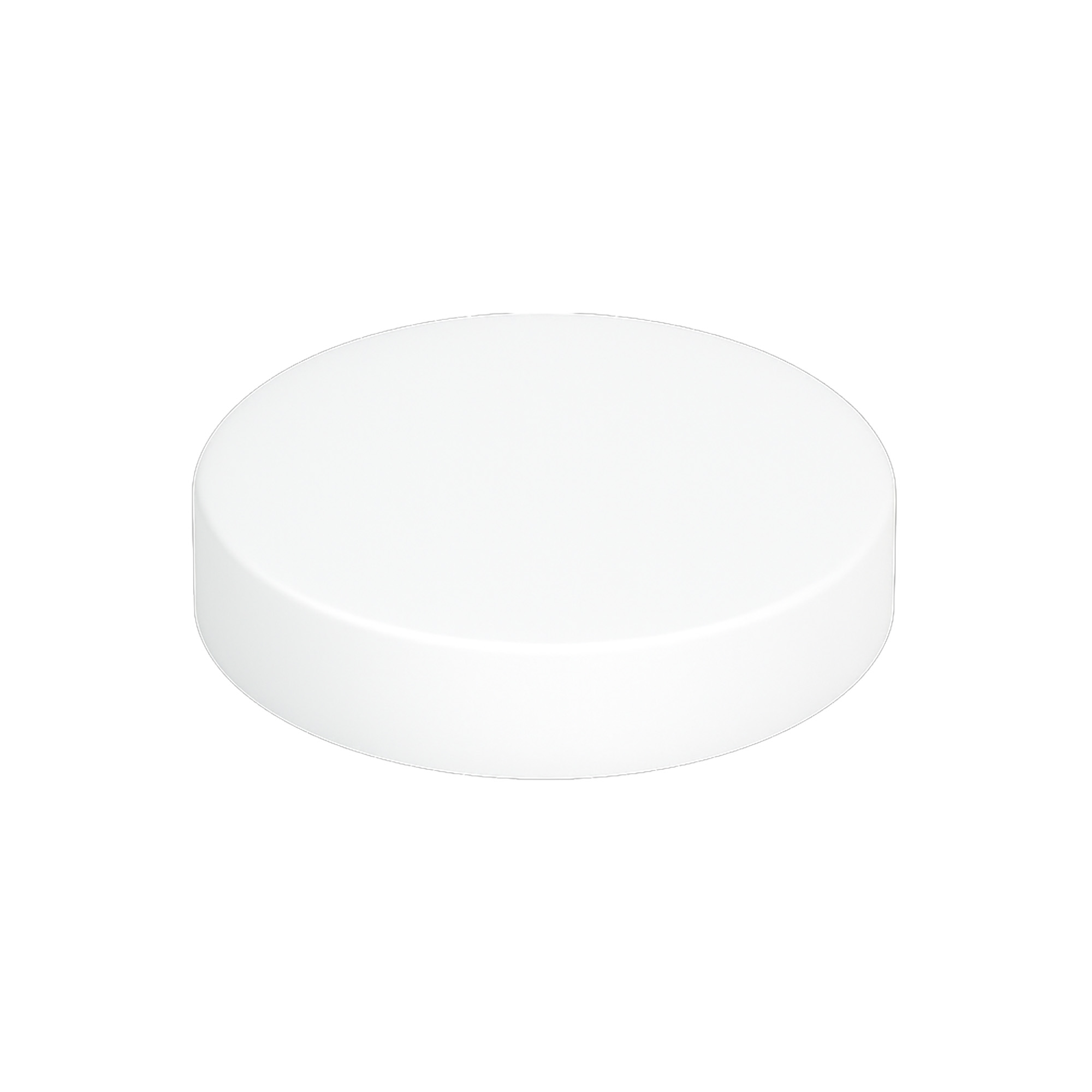 Šroubovací uzávěr pro 120 ml „Brown Line“, plast HPM, bílý