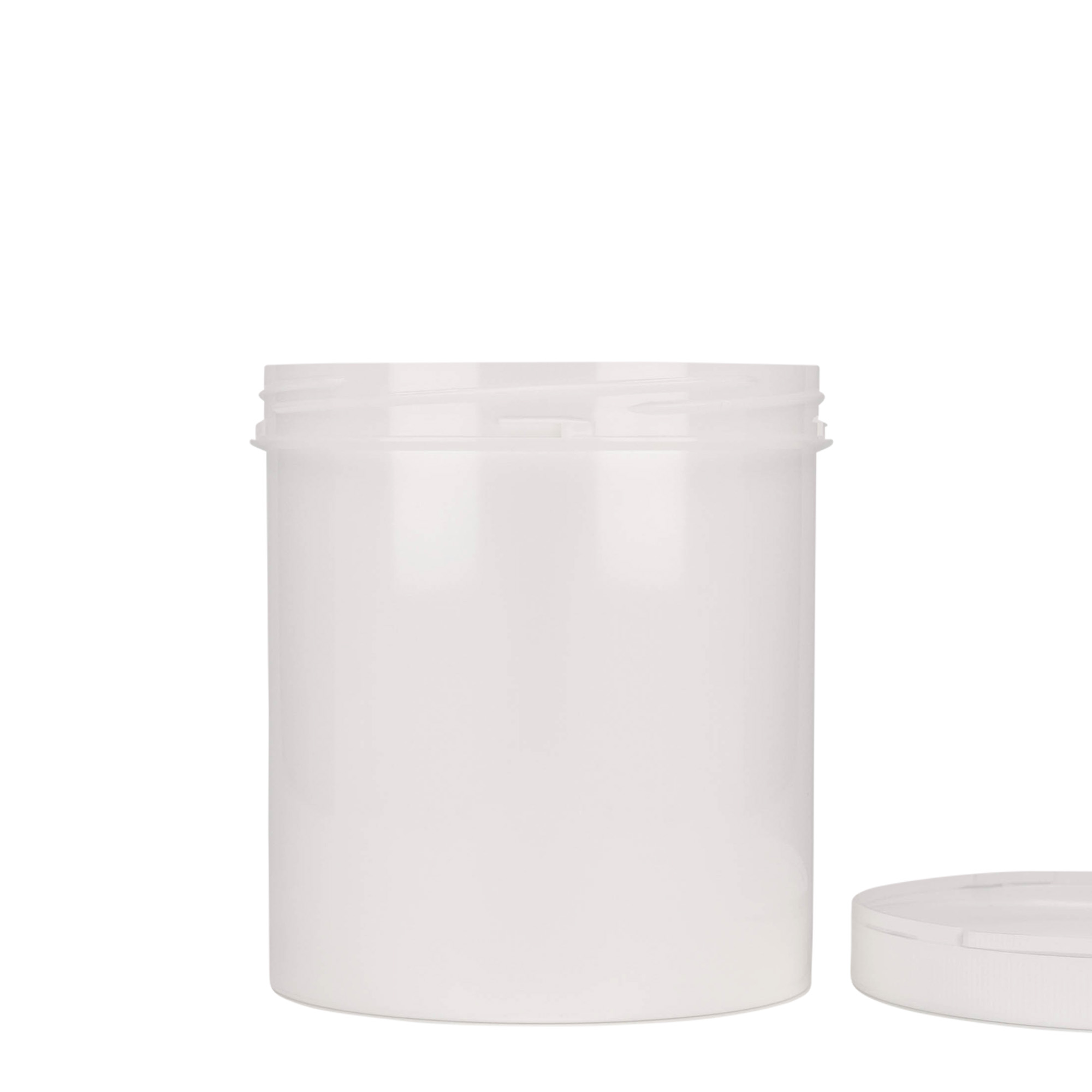 1.000 ml plastová dóza 'Securilock', PP, bílá, hrdlo: šroubovací uzávěr 1.000 ml plastová dóza 'Securilock', PP, bílá, hrdlo: šroubovací uzávěr