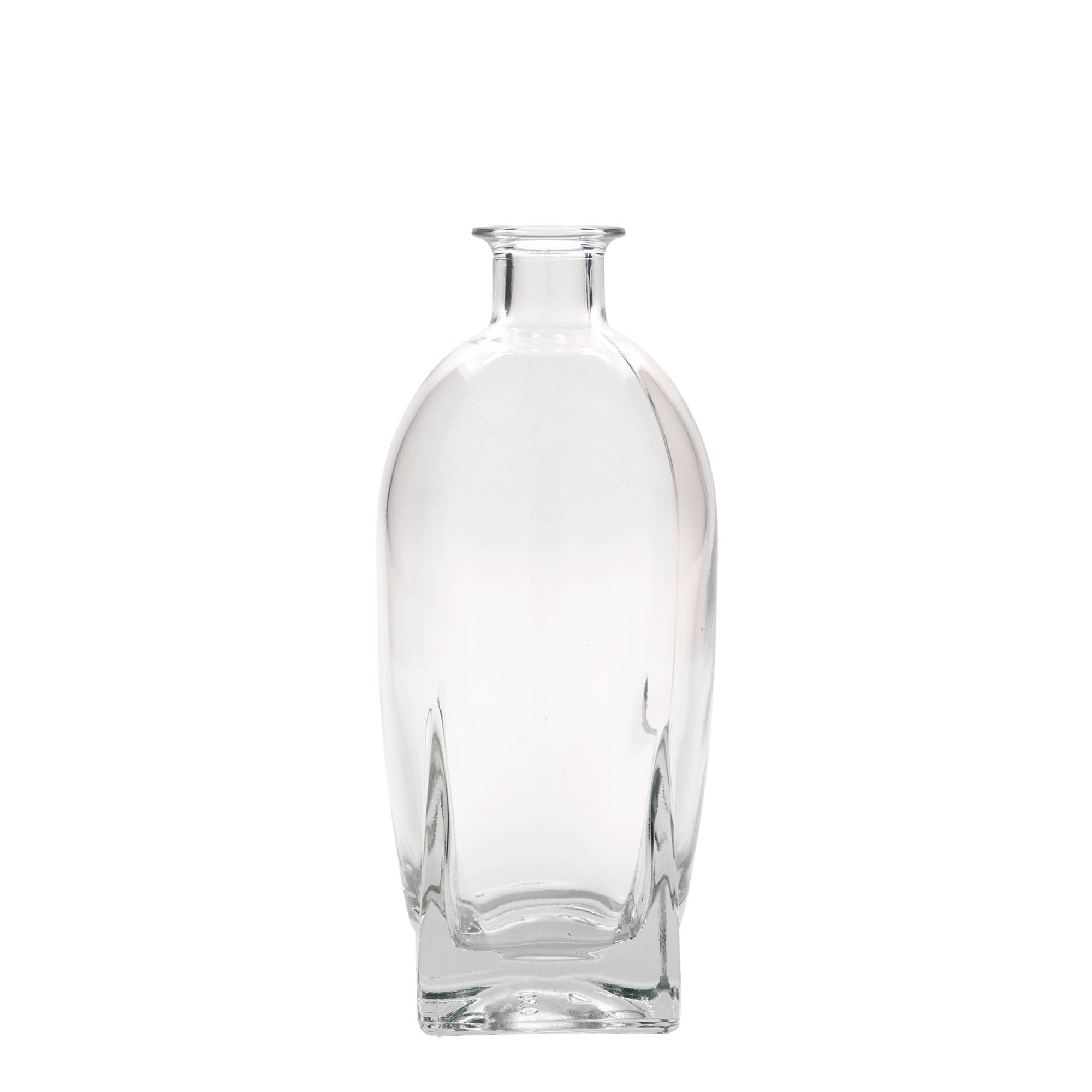 500 ml skleněná láhev 'Zino', čtvercová, hrdlo: korek