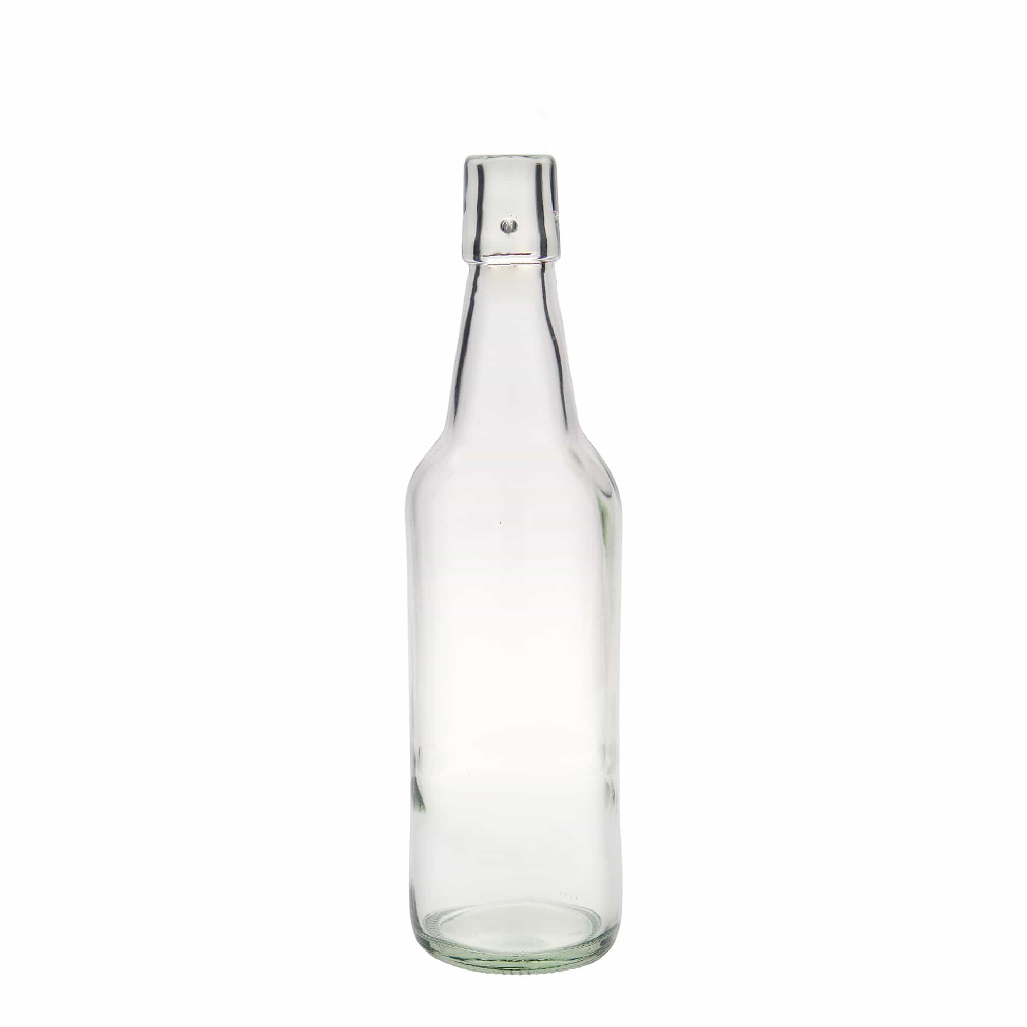 500 ml pivní láhev, sklo, hrdlo: uzávěr s pákou