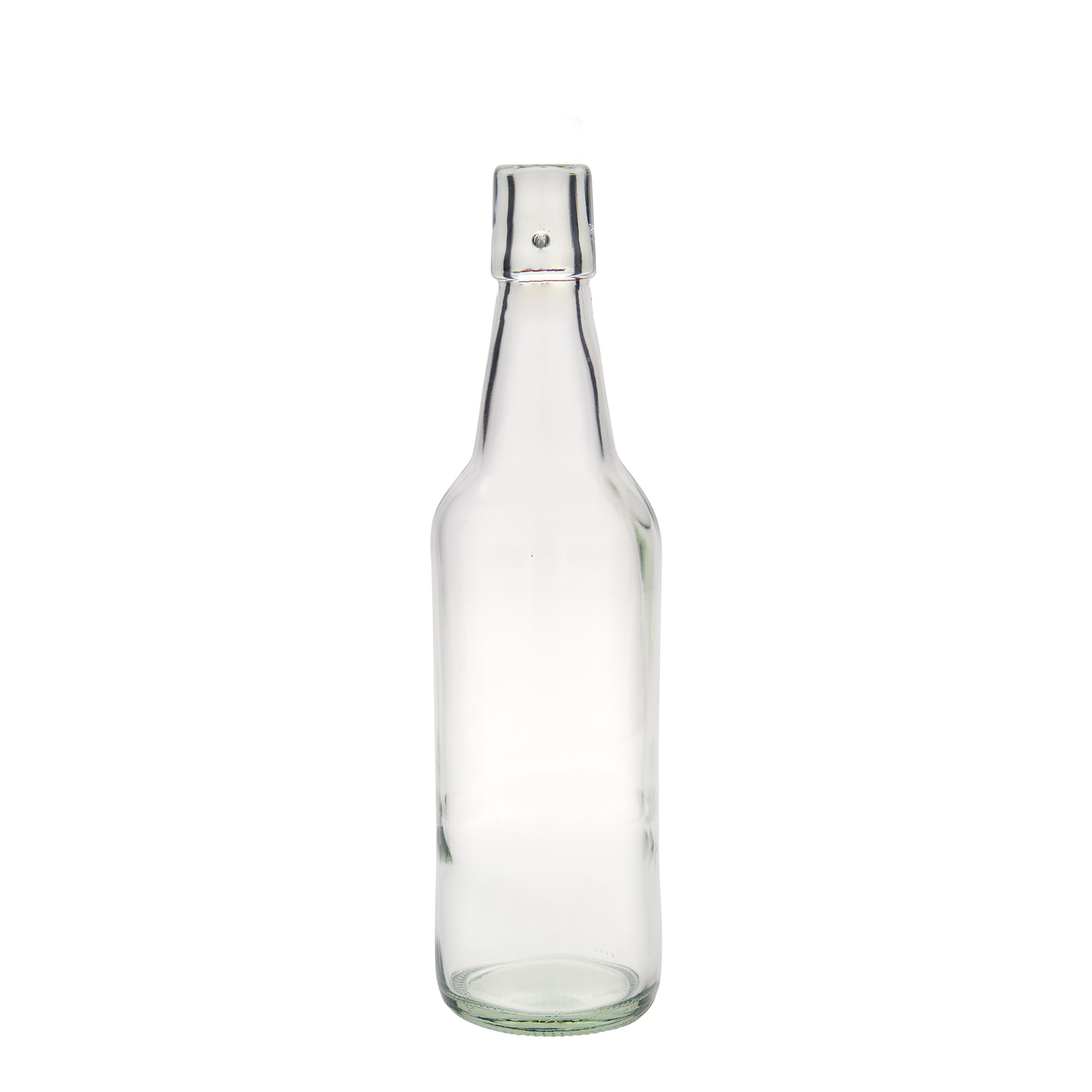 500 ml pivní láhev, sklo, hrdlo: uzávěr s pákou