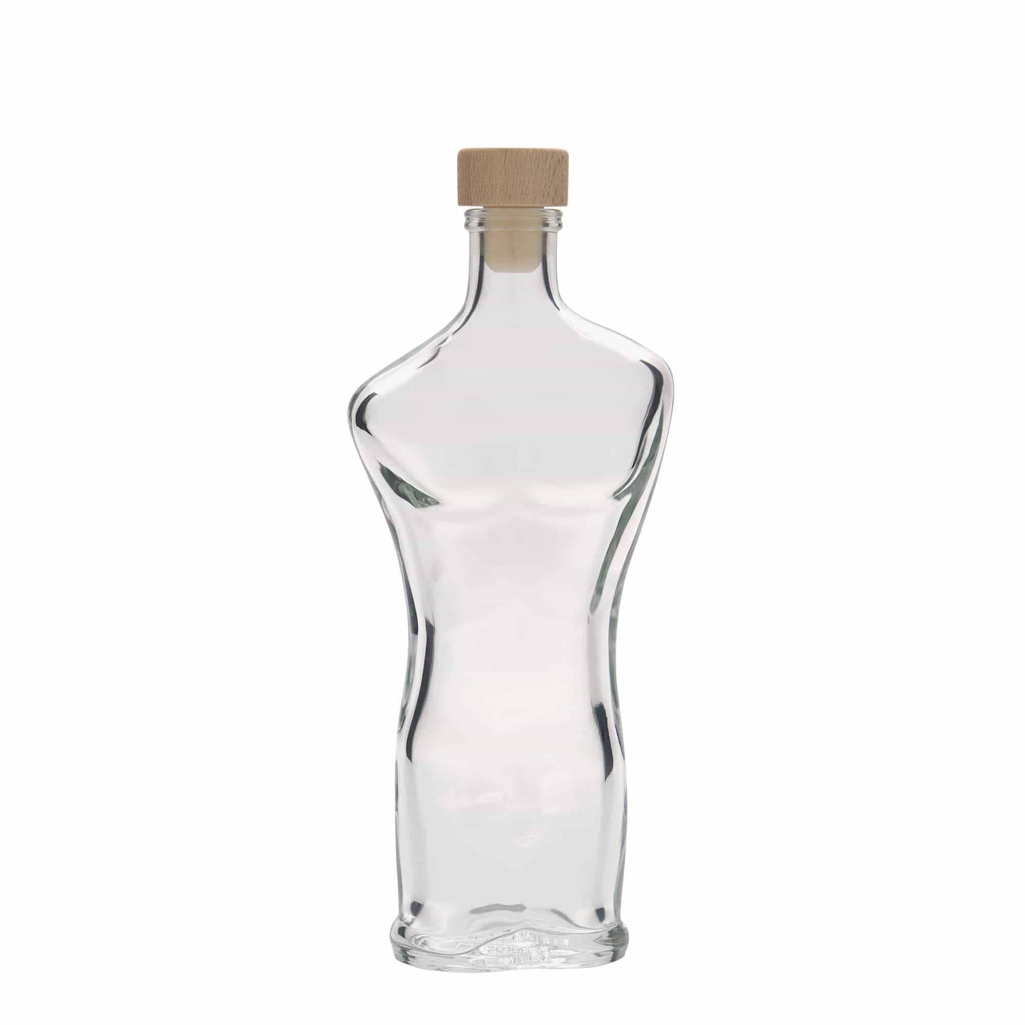 200 ml skleněná láhev „Adam“, hrdlo: korek