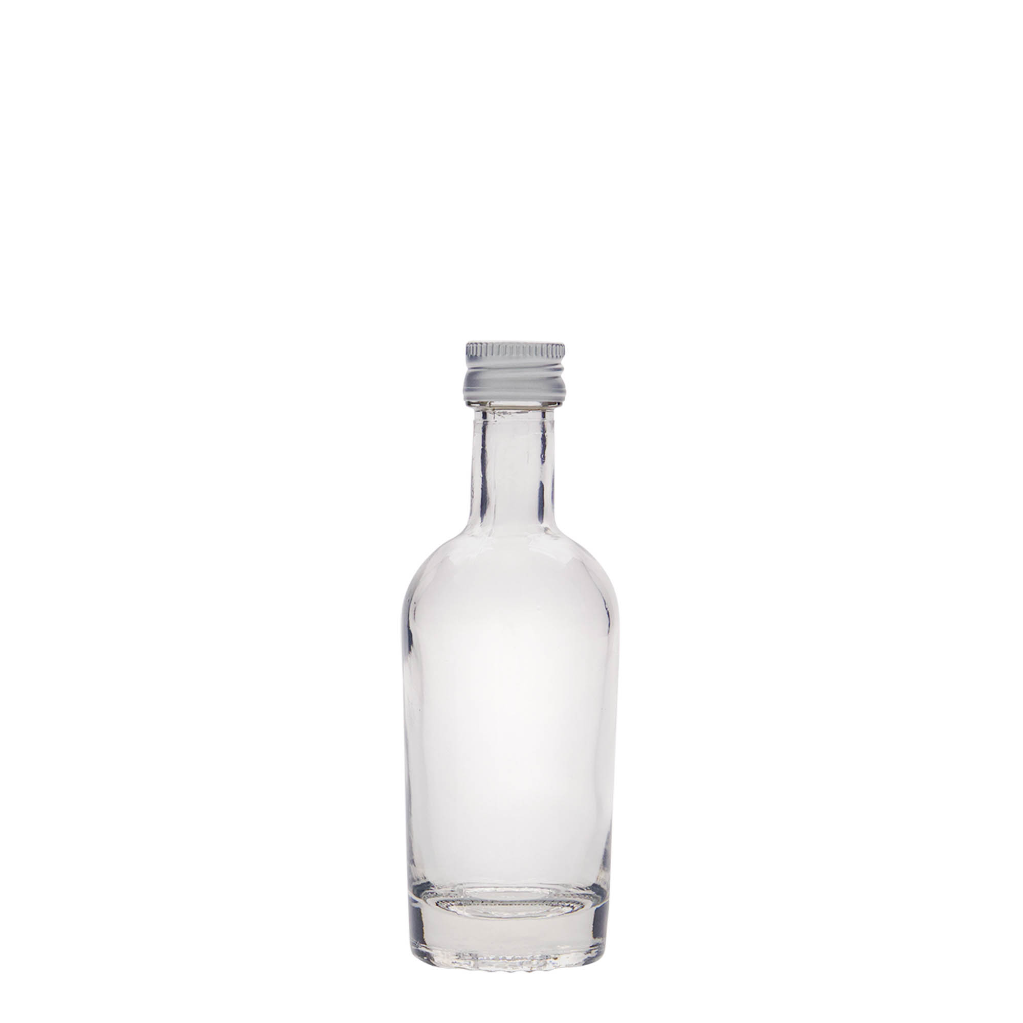 50 ml skleněná lahvička 'Pepe', hrdlo: PP 18 50 ml skleněná lahvička 'Pepe', hrdlo: PP 18