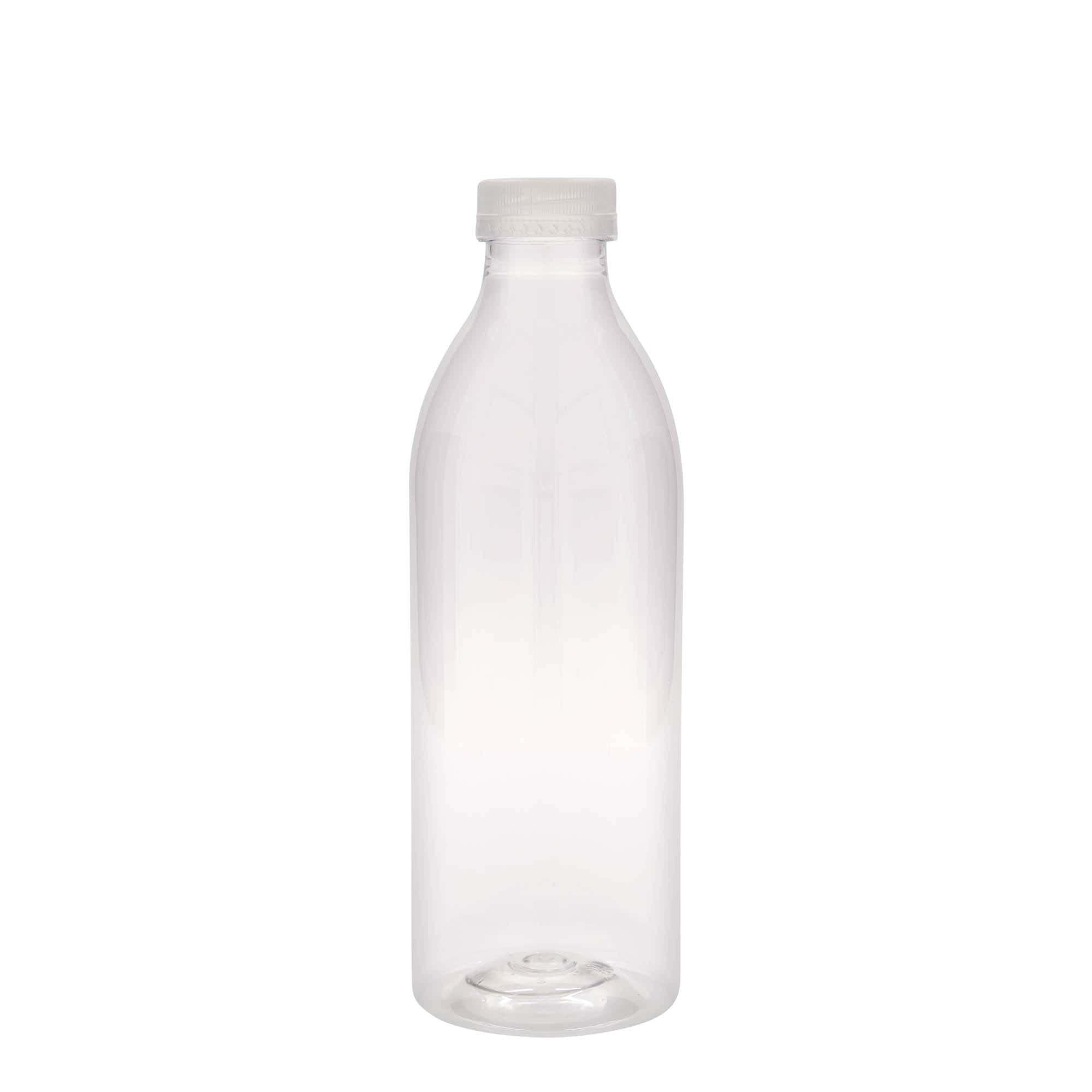 Standardní PET lahev 1000 ml, plast, ústí: 38 mm