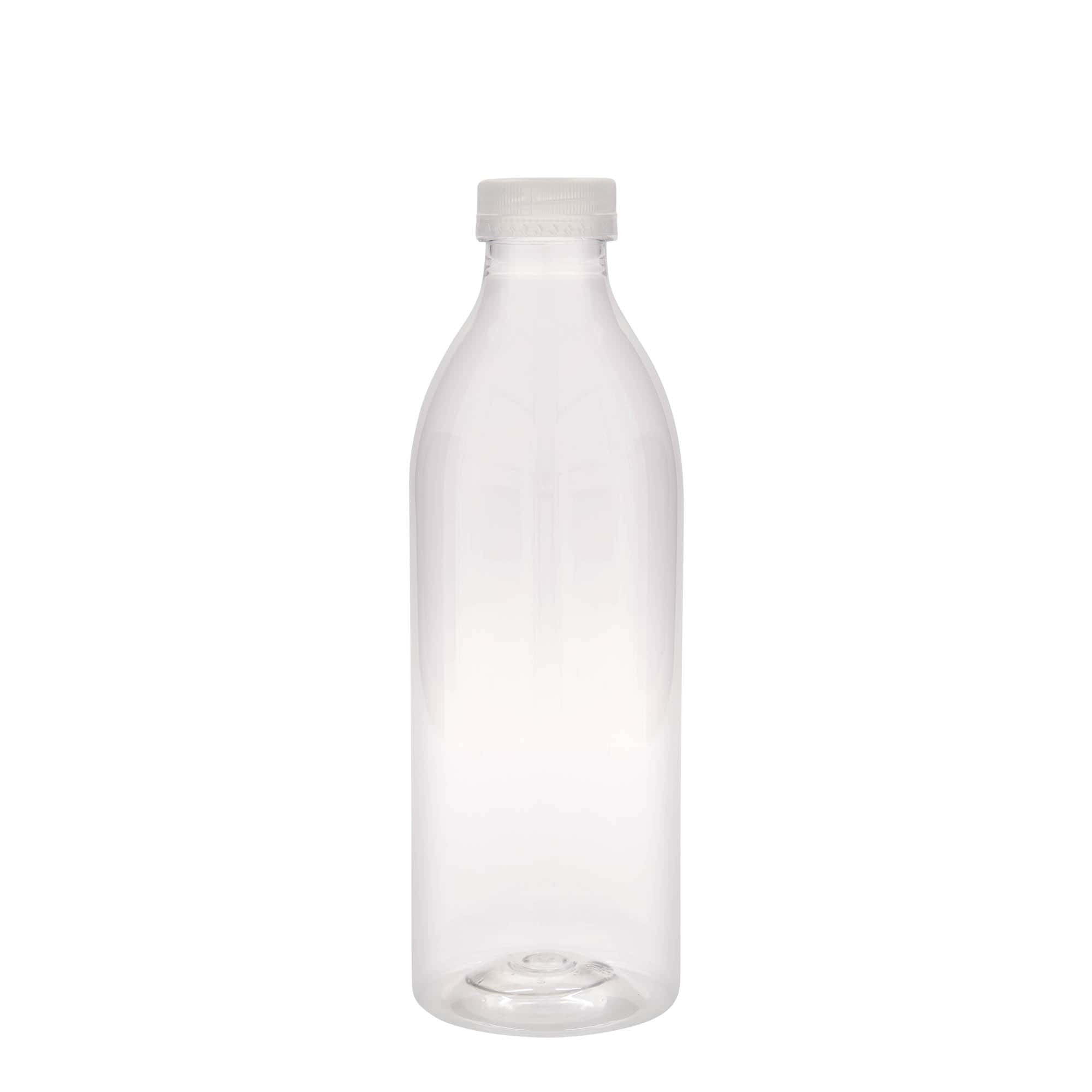 Standardní PET lahev 1000 ml, plast, ústí: 38 mm