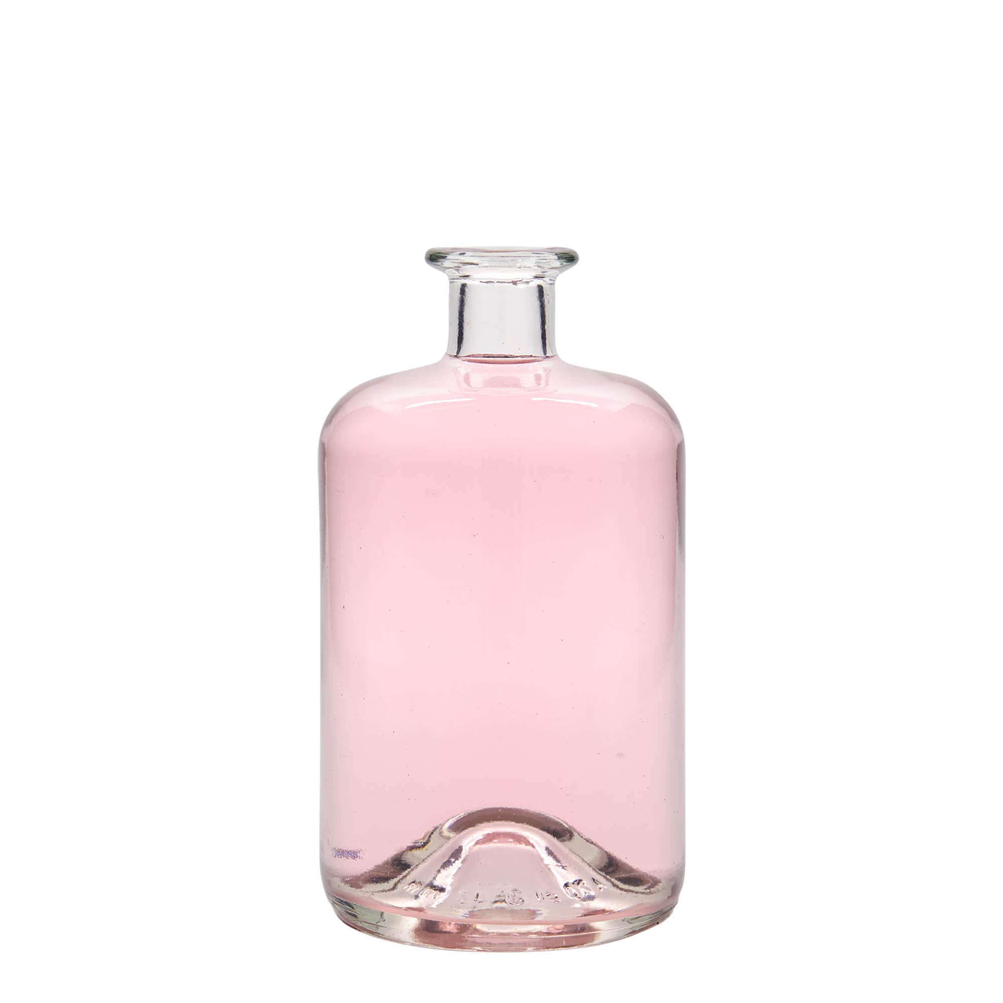 700 ml skleněná láhev lékárníka, hrdlo: korek