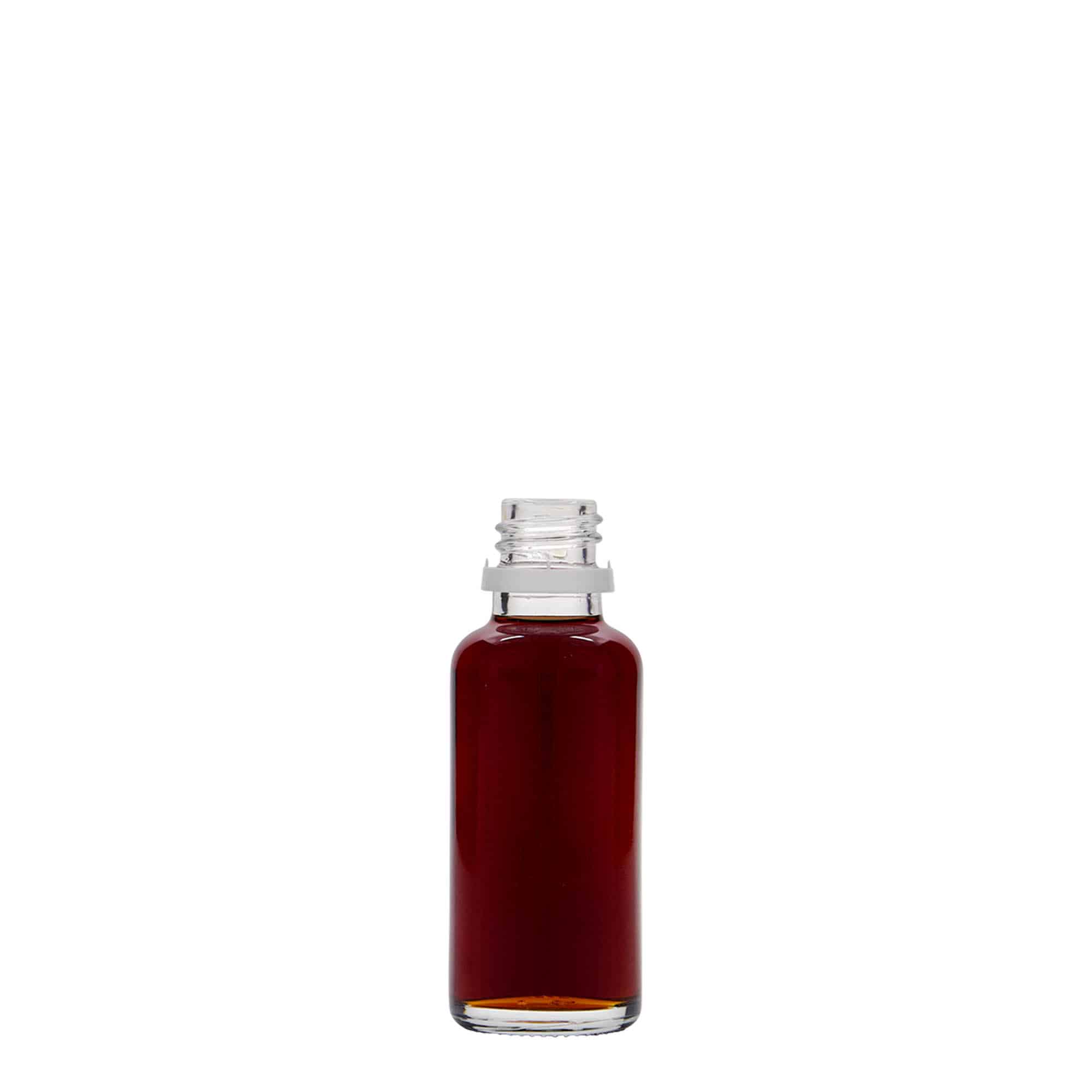 Lékovka 30 ml, sklo, ústí: DIN 18
