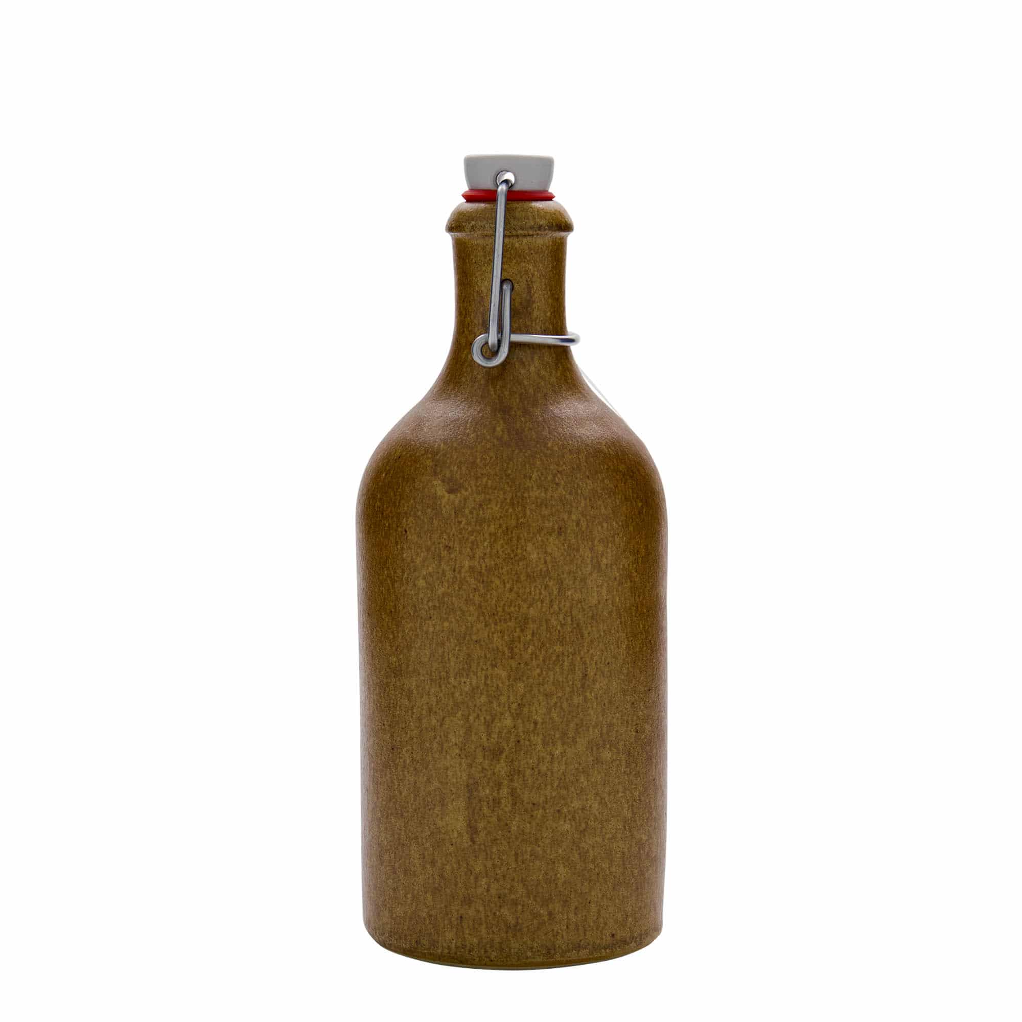 Hliněný džbán 500 ml, keramika, hnědý krystal, uzávěr: třmenový uzávěr