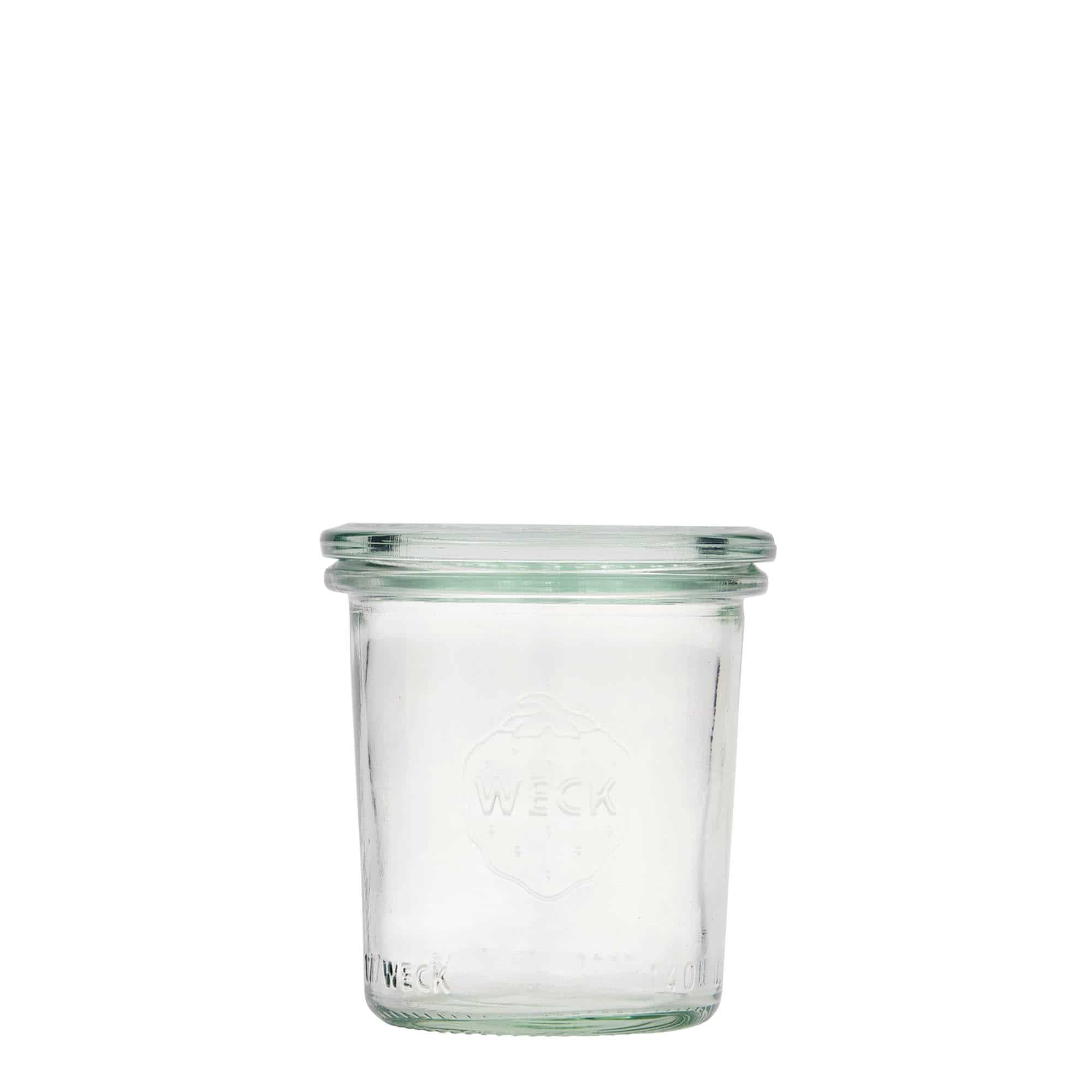 Konzervárenské sklenice WECK 140 ml, uzávěr: kulatý okraj Konzervárenské sklenice WECK 140 ml, uzávěr: kulatý okraj
