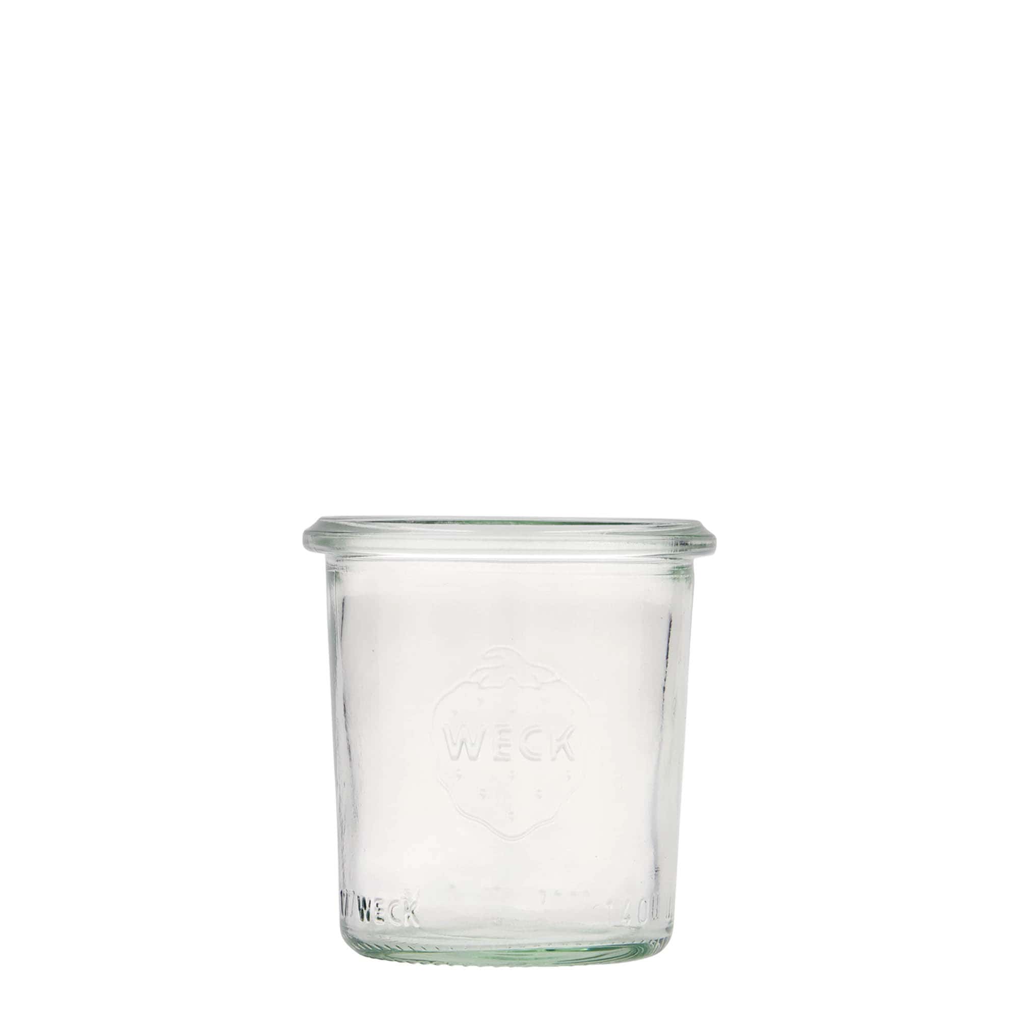 140 ml WECK zavařovací sklenice, otvor: kulatý okraj