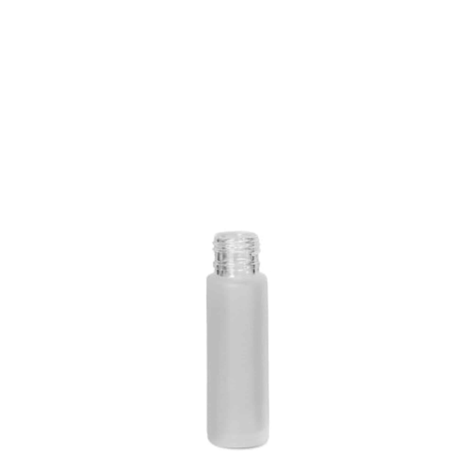10 ml roll-on lahvička, sklo, matná, hrdlo: šroubovací uzávěr