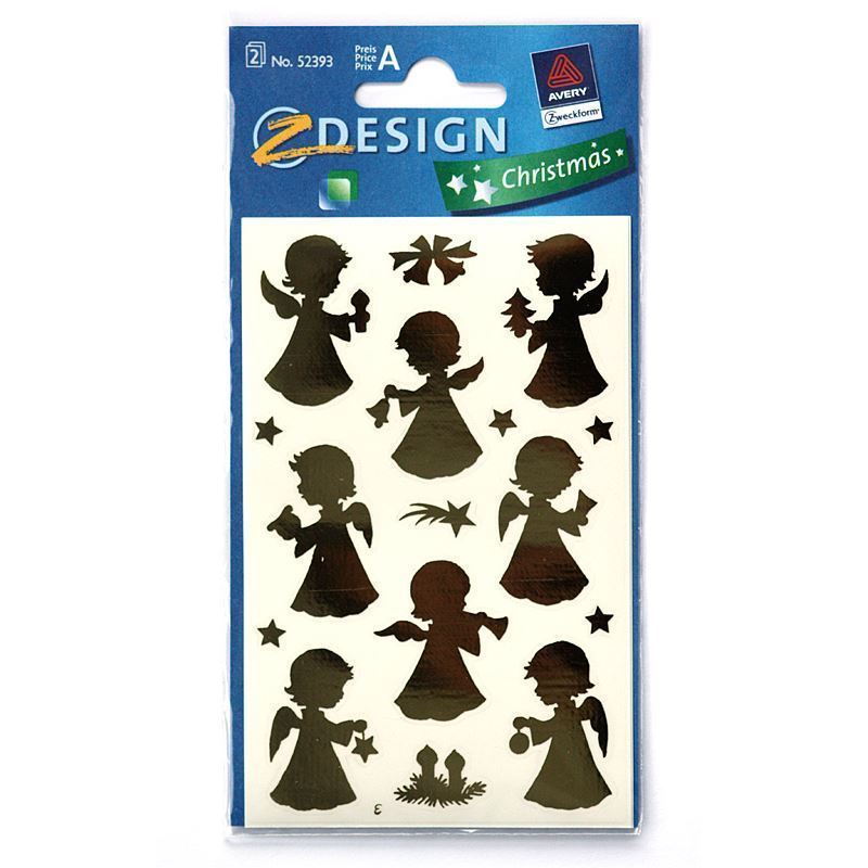 Zweckform nálepky 'Anděl', papír, zlaté Zweckform nálepky 'Anděl', papír, zlaté