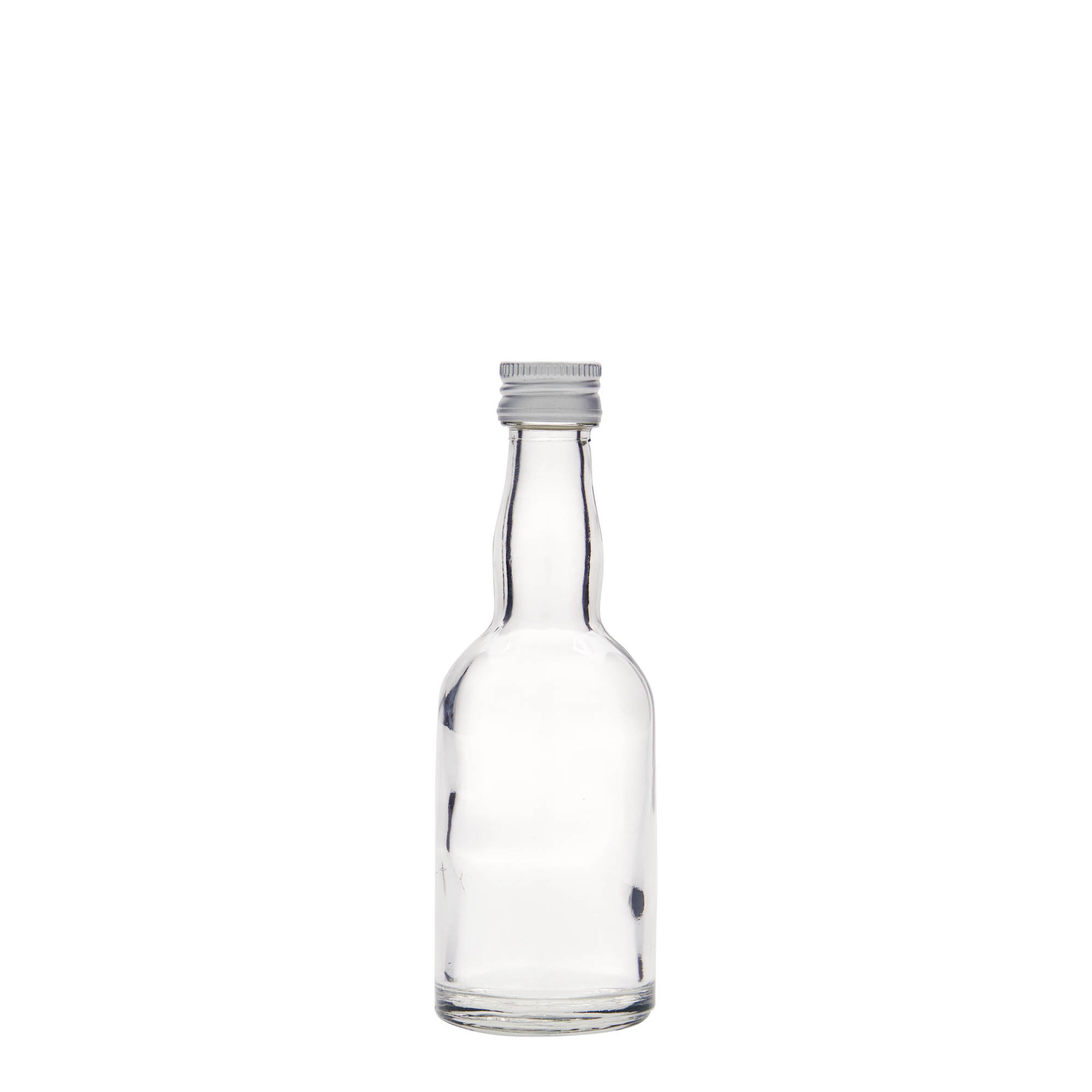 50 ml skleněná lahvička 'Proba', hrdlo: PP 18 50 ml skleněná lahvička 'Proba', hrdlo: PP 18