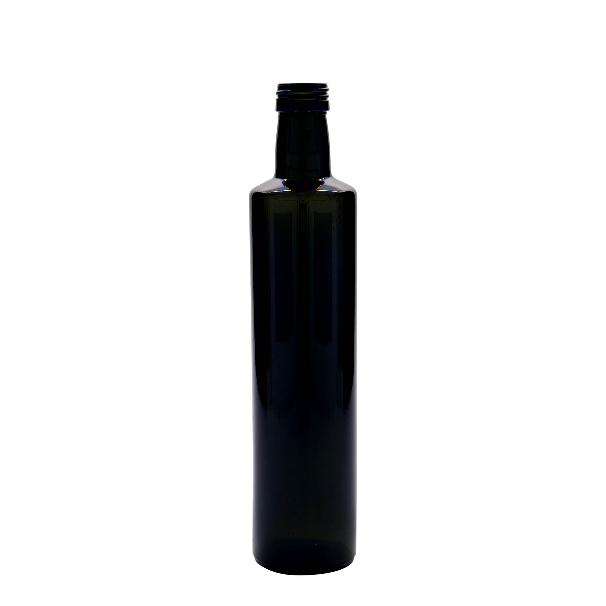 500 ml skleněná láhev 'Dorica', antik zelená, hrdlo: PP 31,5