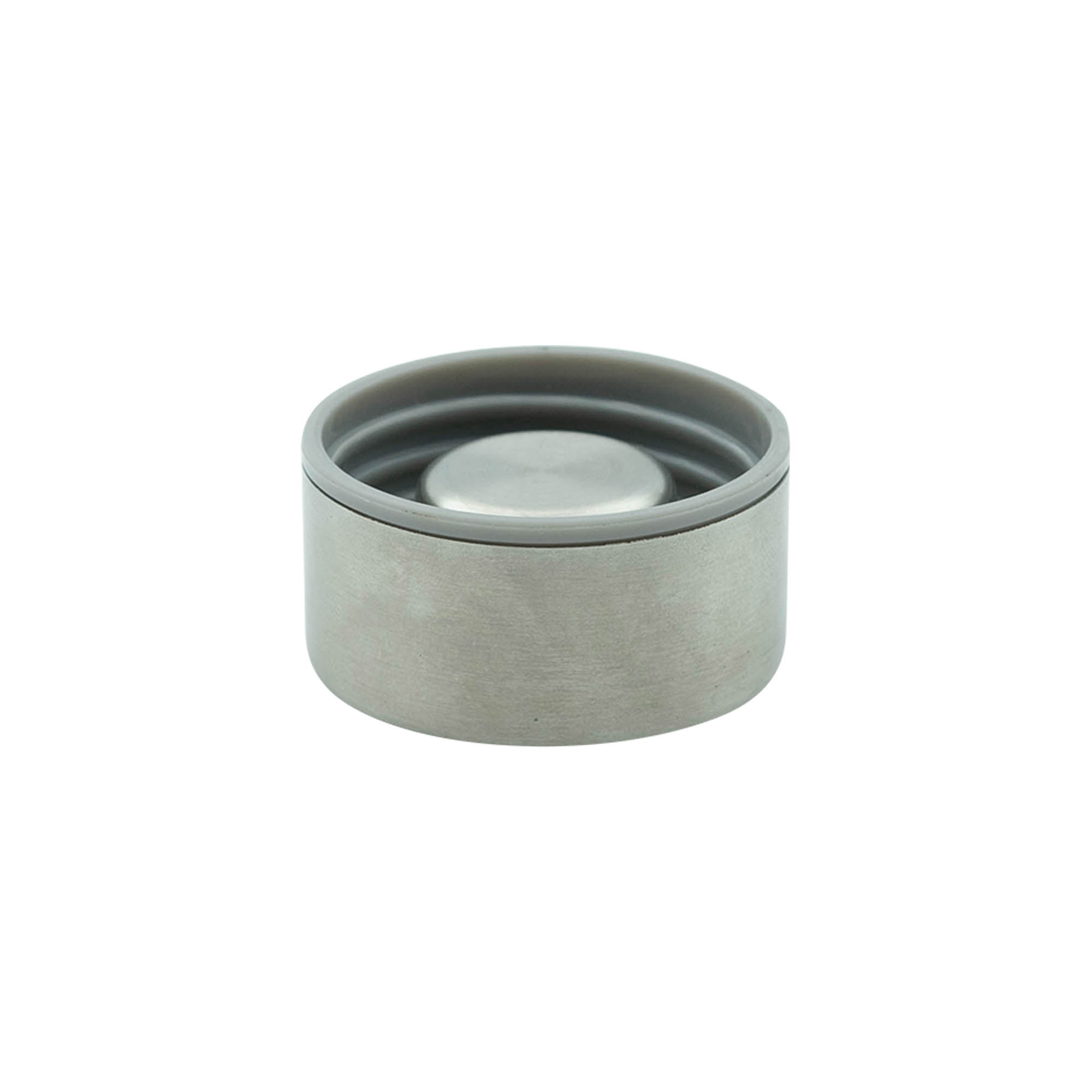 Šroubovací víčko 'Perseus', kov, stříbrné Šroubovací víčko 'Perseus', kov, stříbrné