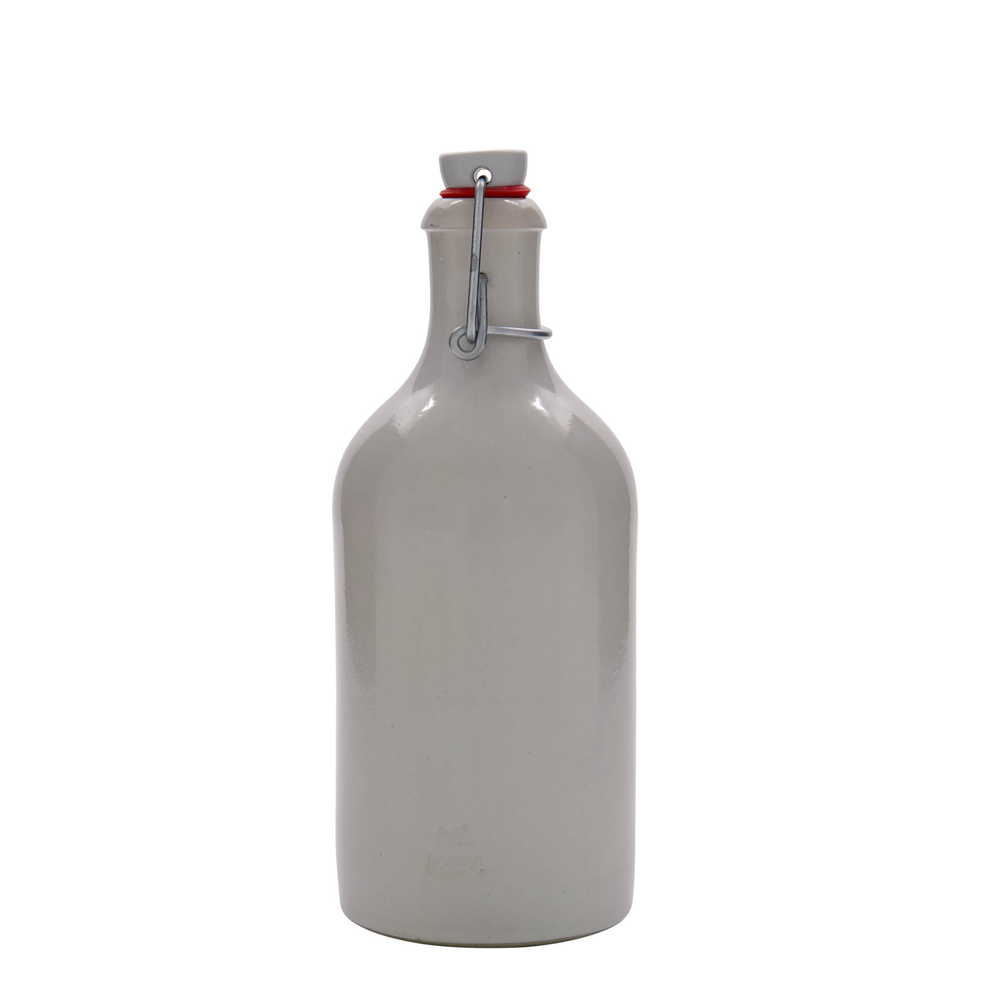 500 ml keramický džbán, kamenina, bílý, hrdlo: uzávěr s pákou