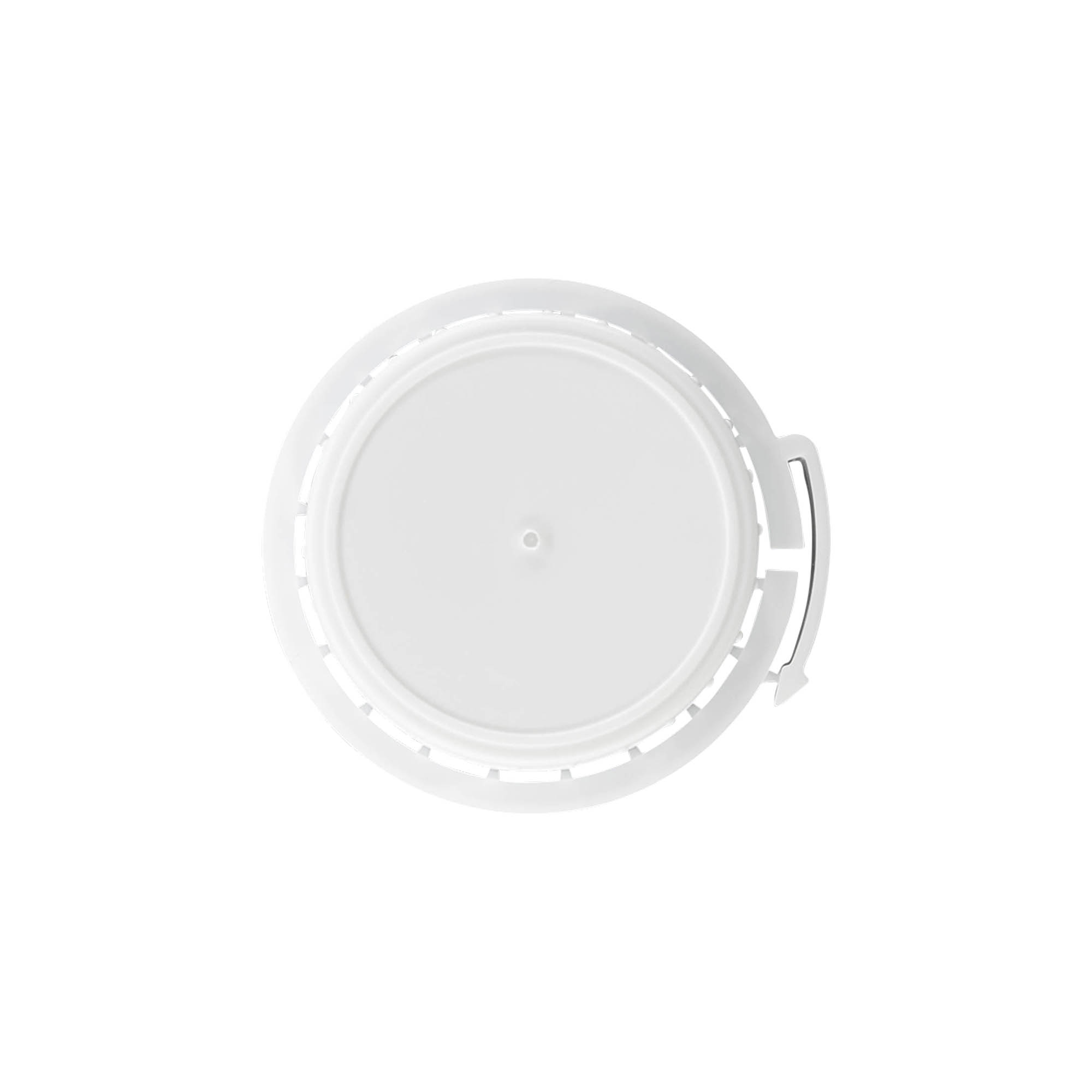 Uzávěr na šroubování hliníkové lahve, PP plast, bílý, pro hrdlo: DIN 32