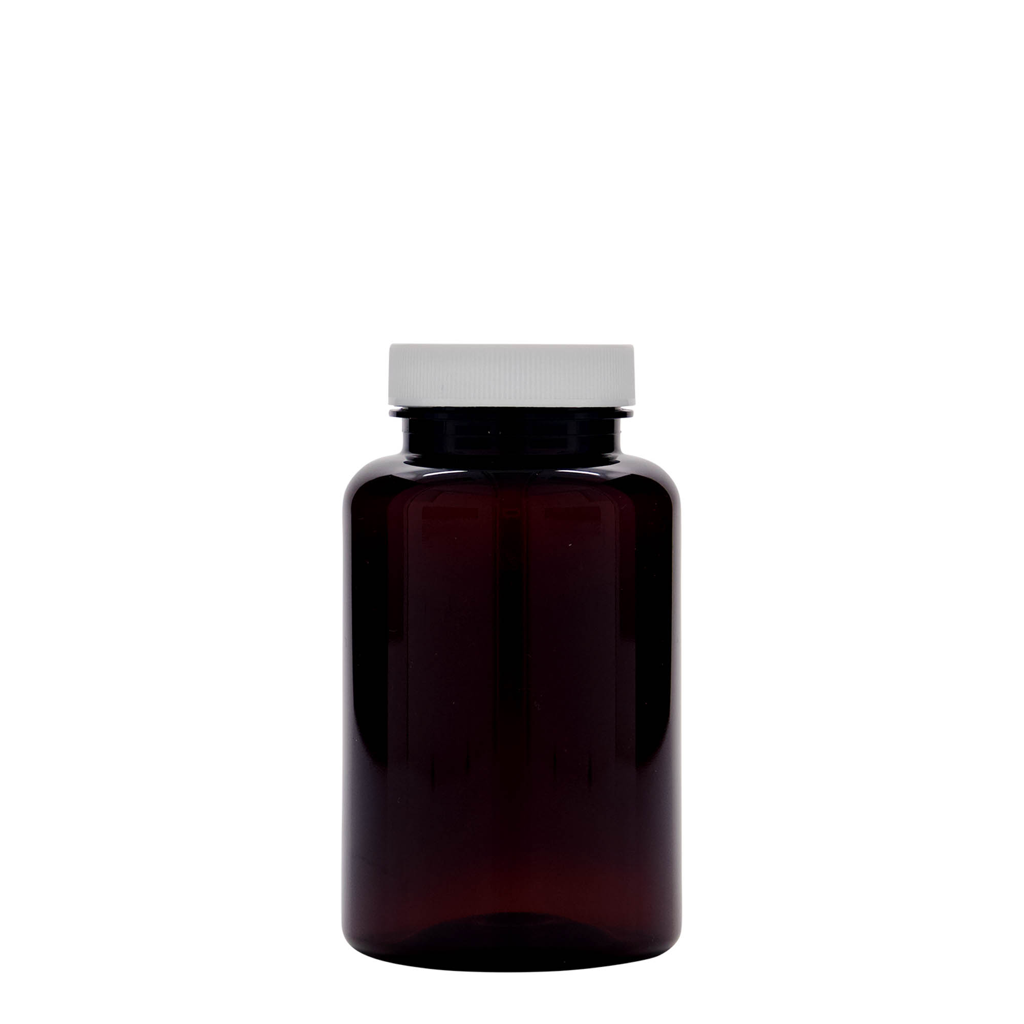 250 ml PET láhev, plast, hnědá, hrdlo: 45/400