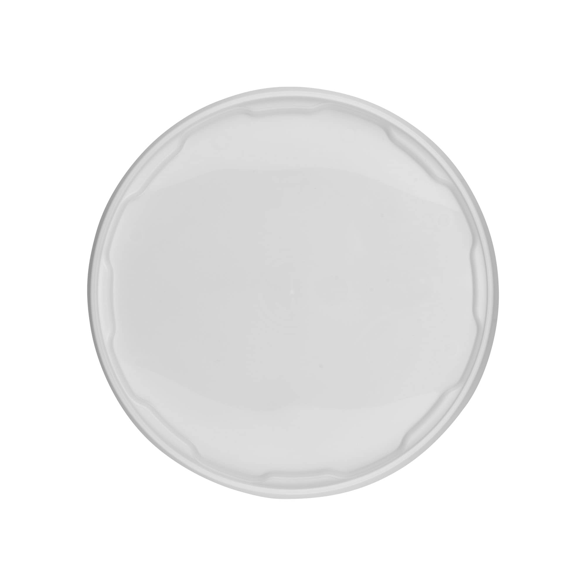 Víko na kyblík 10 l, plast PP, bílý
