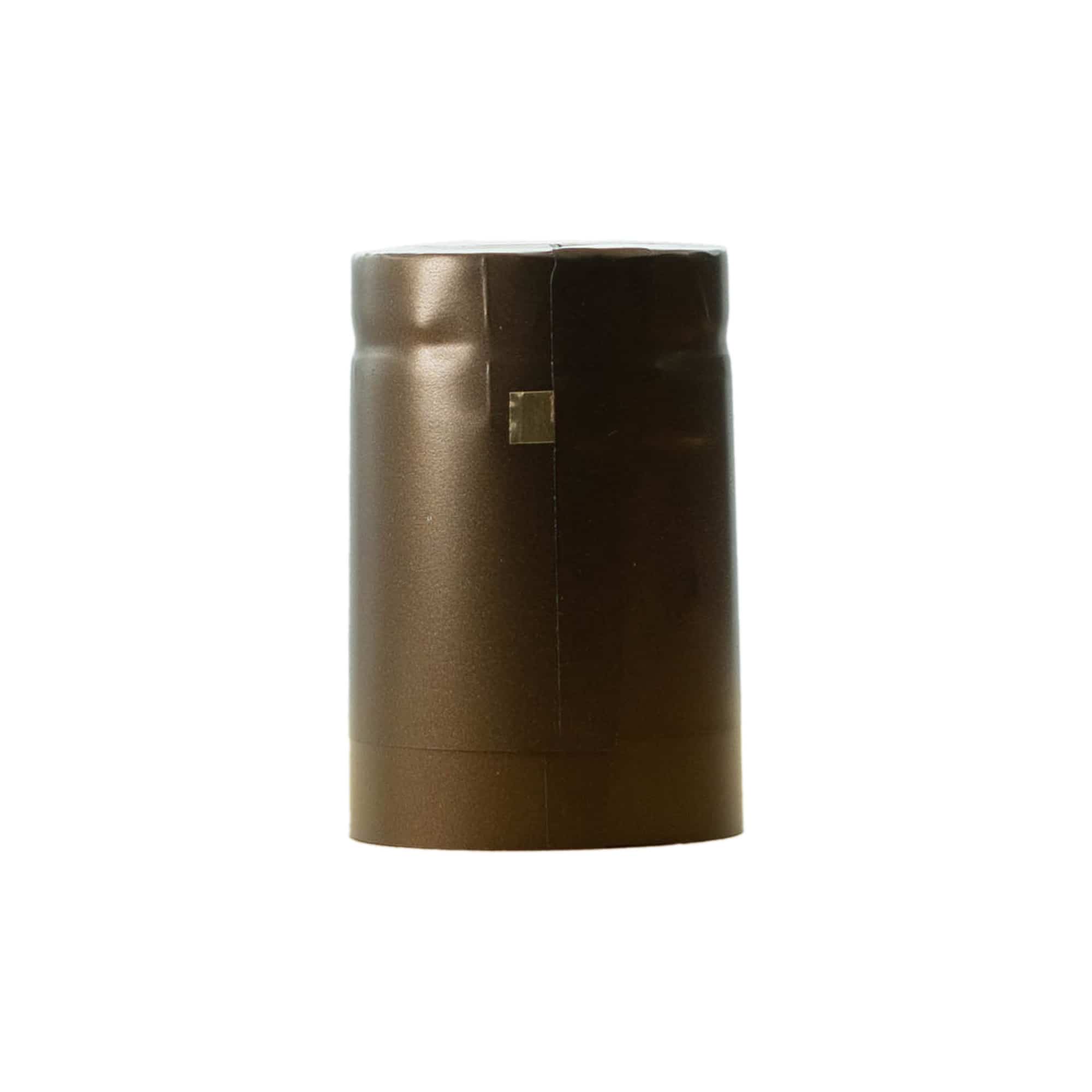 Smršťovací kapsle 32x41, plast PVC, dukátově zlatá Smršťovací kapsle 32x41, plast PVC, dukátově zlatá