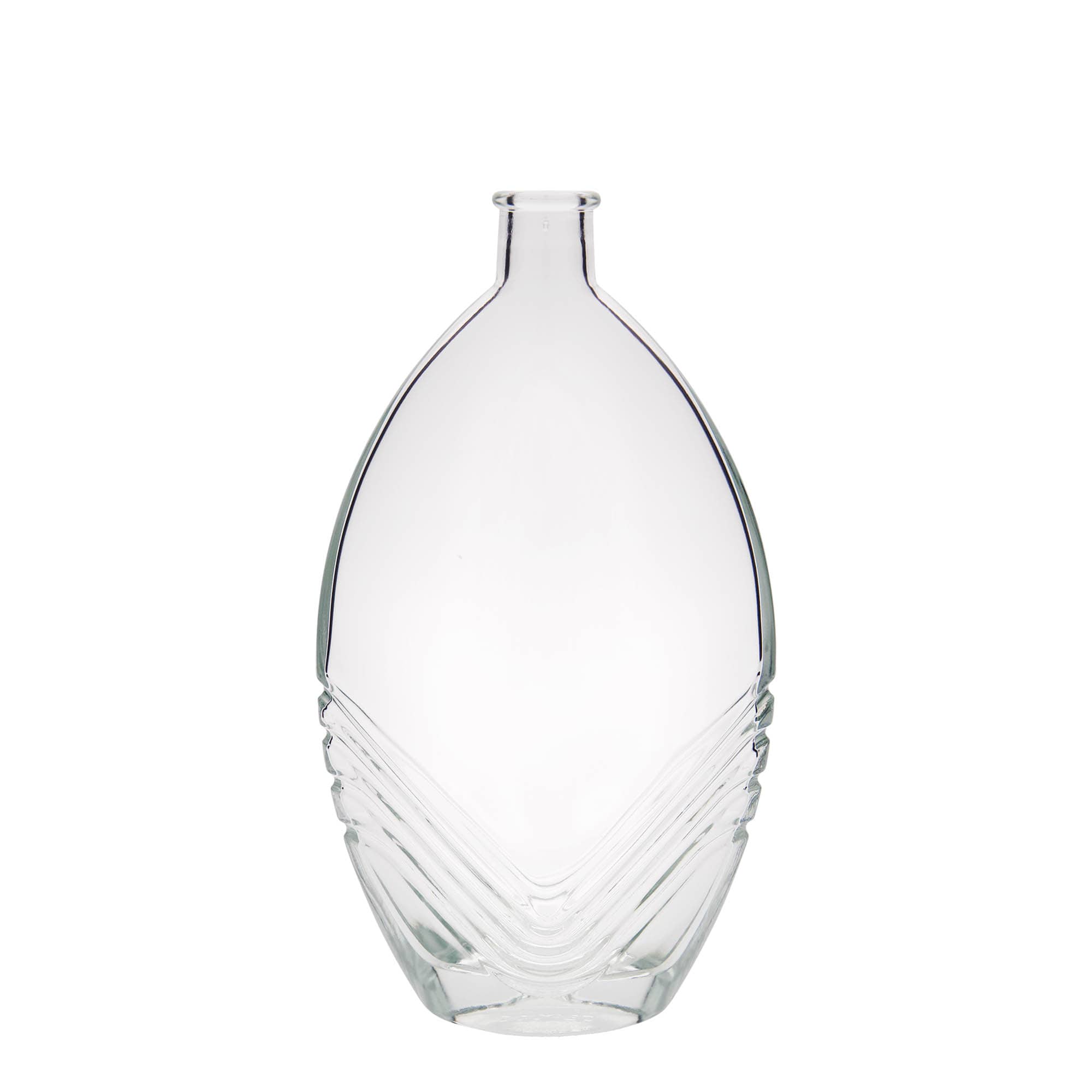 500 ml skleněná láhev 'Florence', oválná, hrdlo: korek 500 ml skleněná láhev 'Florence', oválná, hrdlo: korek