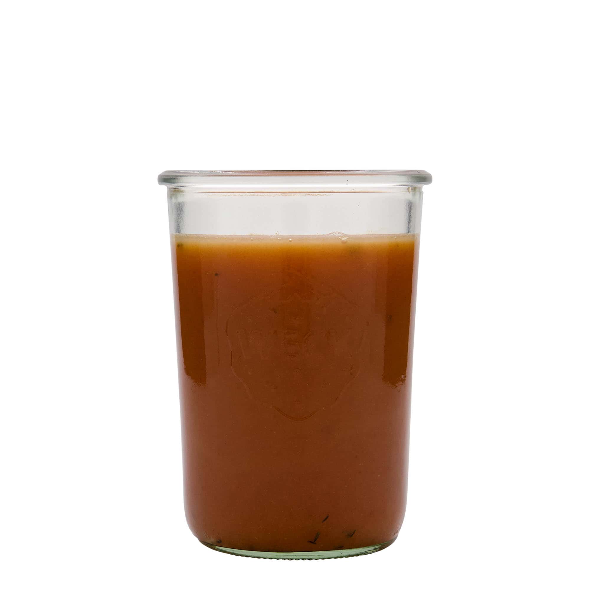 Konzervárenské sklenice WECK 850 ml, uzávěr: kulatý okraj